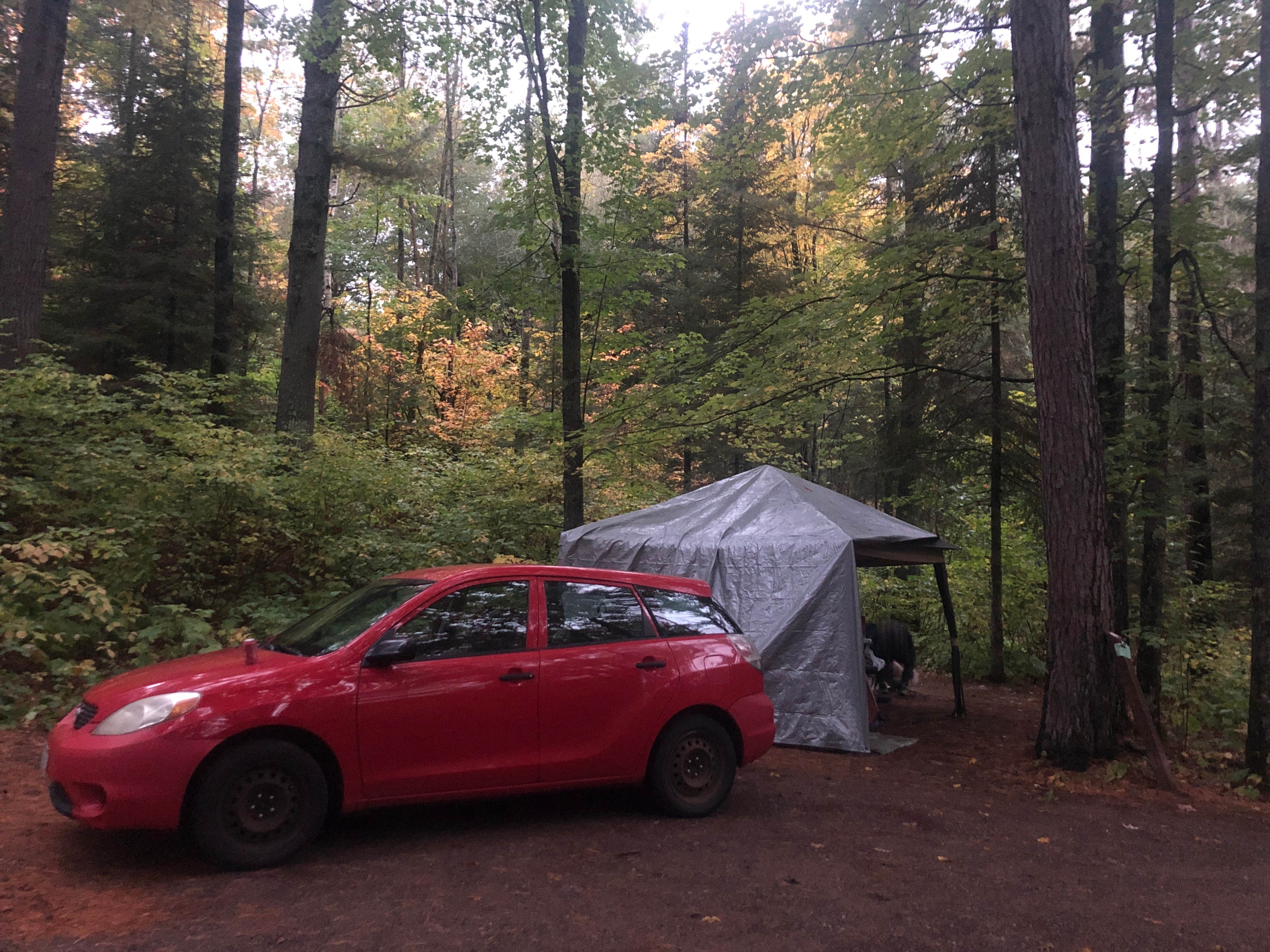 Lesley R.'s photo of tent camping at Big Rock Campground near Drummond, WI