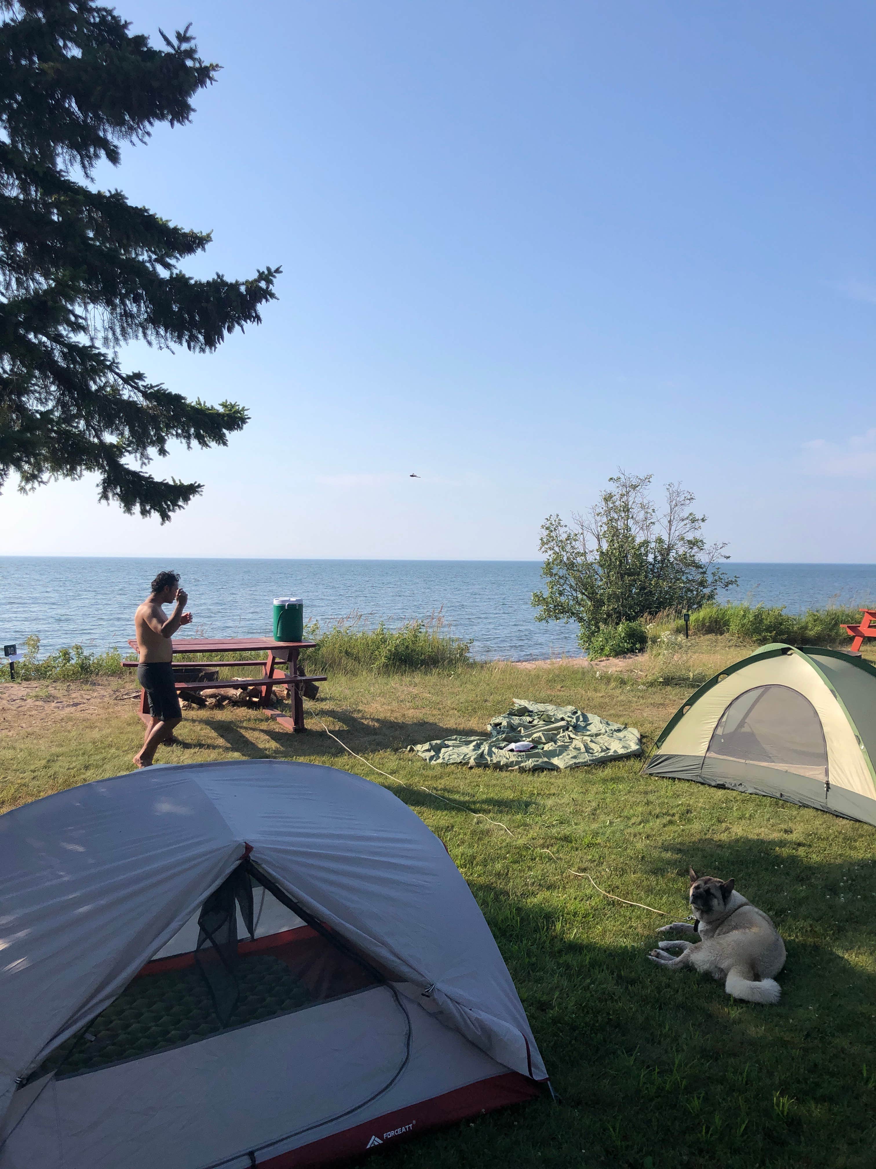 Lesley R.'s photo at Herbster Campground near Brule, WI