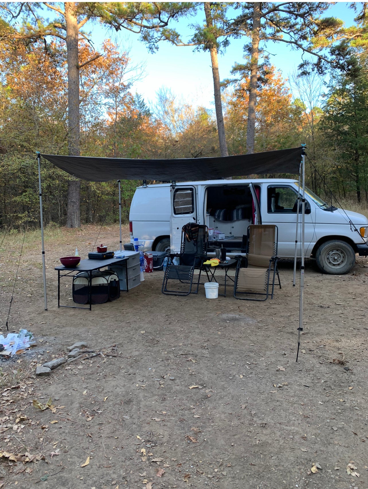 Camper submitted image from Ouachita NF - CR 51220 Dispersed - 1