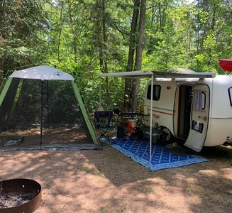 Camper-submitted photo from Sandy Beach Lake Campground — Northern Highland State Forest