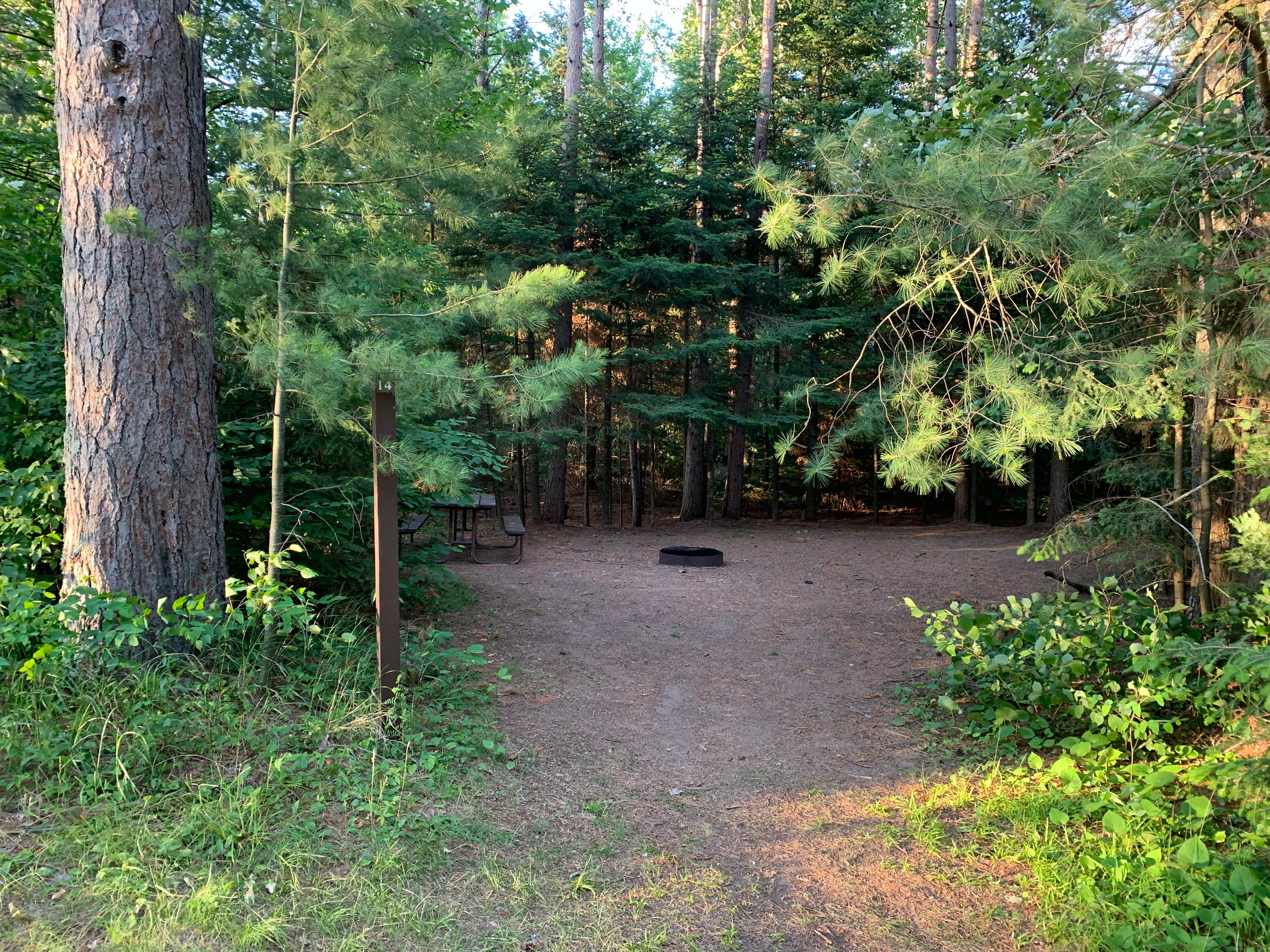 Camper-submitted photo at Sandy Beach Lake Campground — Northern Highland State Forest near Mercer, WI