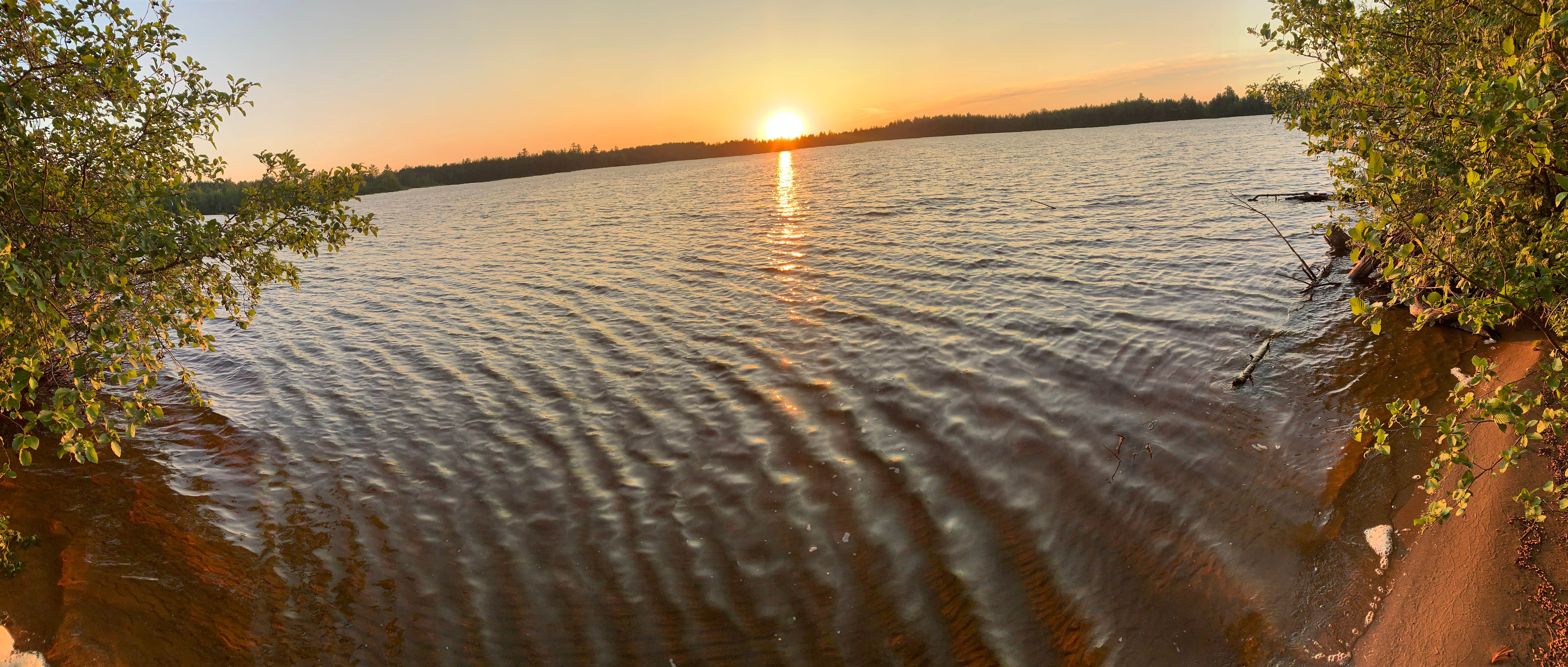 Camper-submitted photo at Sandy Beach Lake Campground — Northern Highland State Forest near Mercer, WI