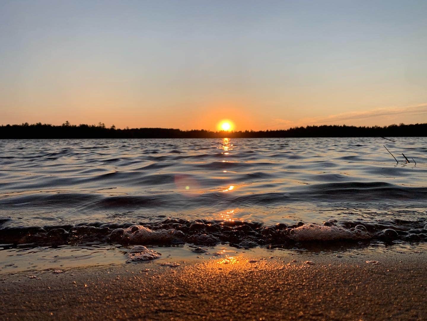 Camper-submitted photo at Sandy Beach Lake Campground — Northern Highland State Forest near Mercer, WI