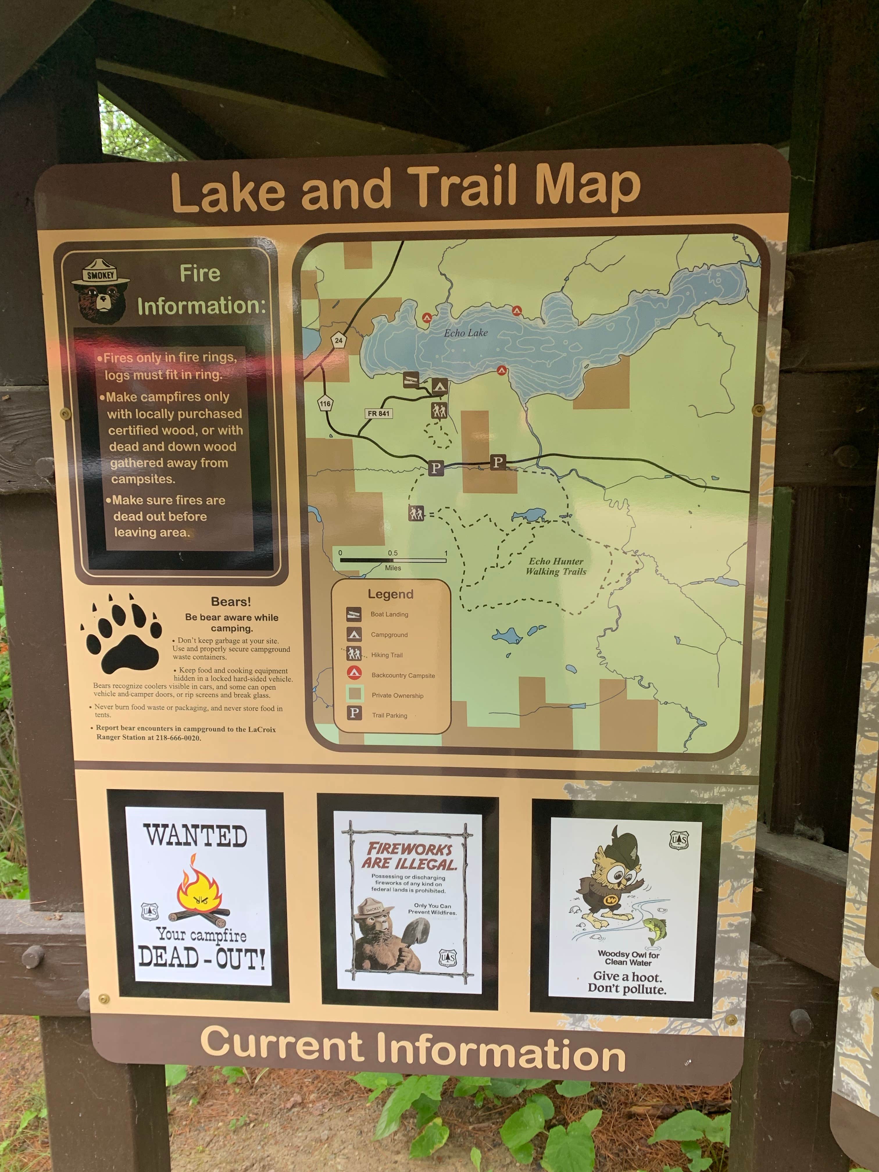 Camper-submitted photo at Echo Lake Campground near Orr, MN