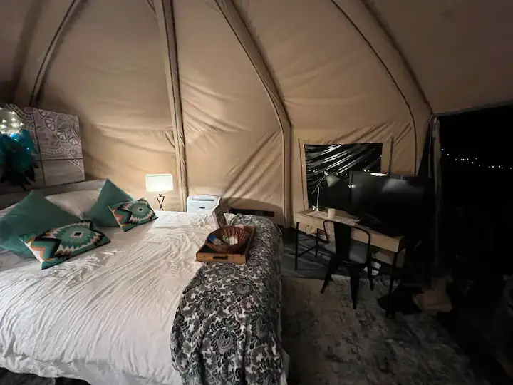 Camper-submitted photo at Ultimate Wichita Mountains Luxury Glamp near Lone Wolf, OK