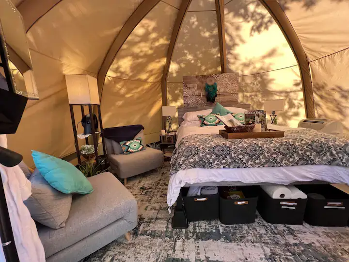 Camper-submitted photo at Ultimate Wichita Mountains Luxury Glamp near Lone Wolf, OK