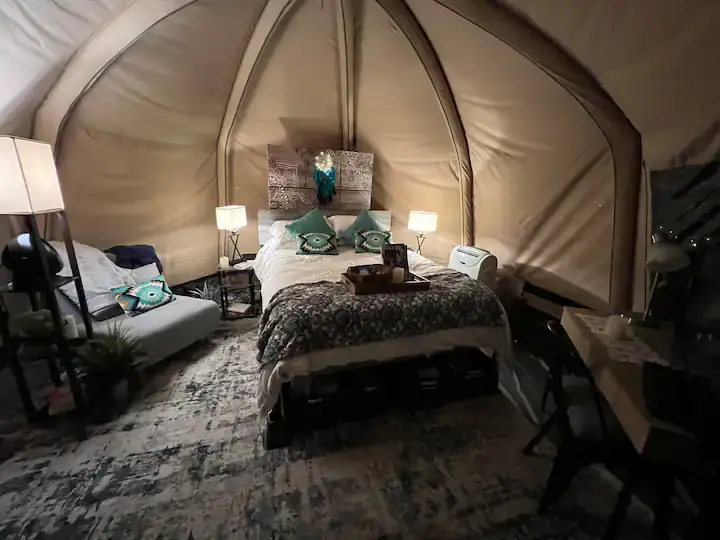 Camper-submitted photo at Ultimate Wichita Mountains Luxury Glamp near Lone Wolf, OK