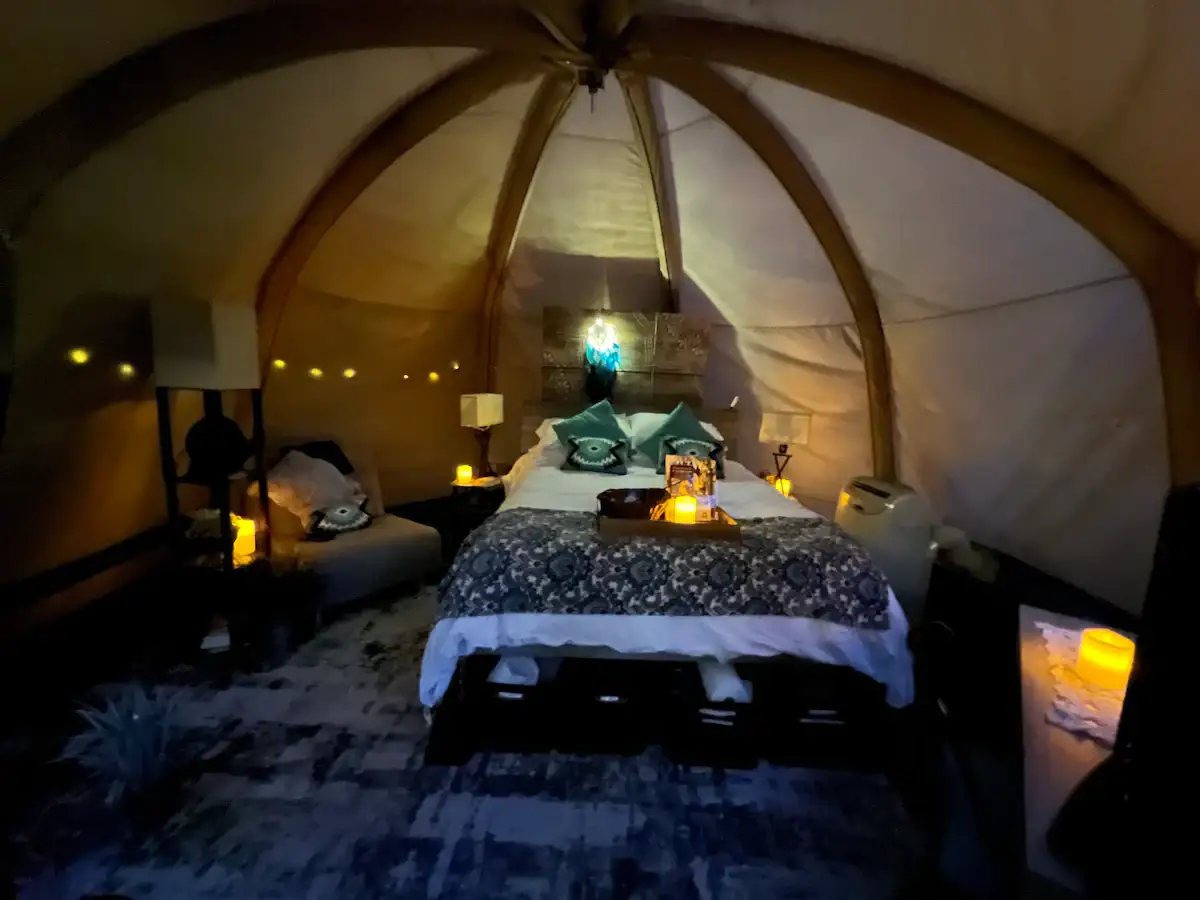 Camper-submitted photo at Ultimate Wichita Mountains Luxury Glamp near Lone Wolf, OK