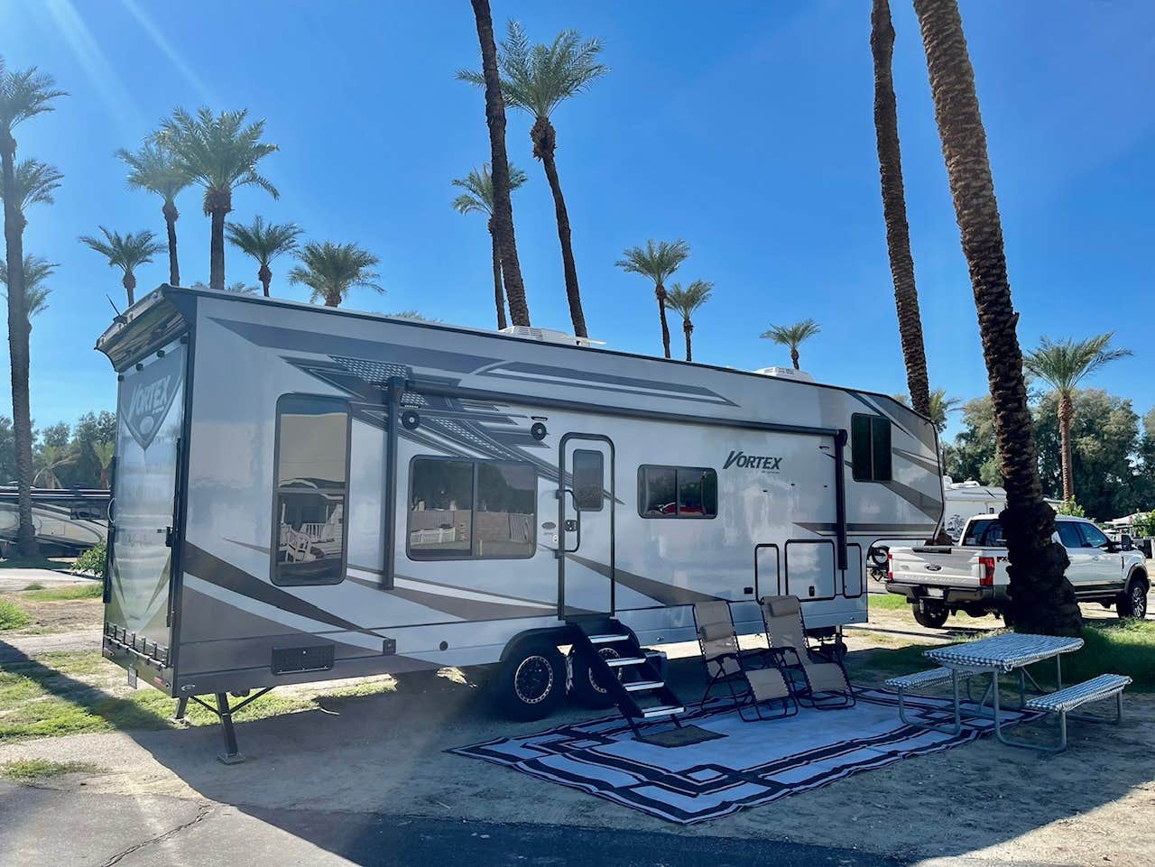 Matt's photo of rv camping at Thousand Trails Palm Springs near Joshua Tree National Park