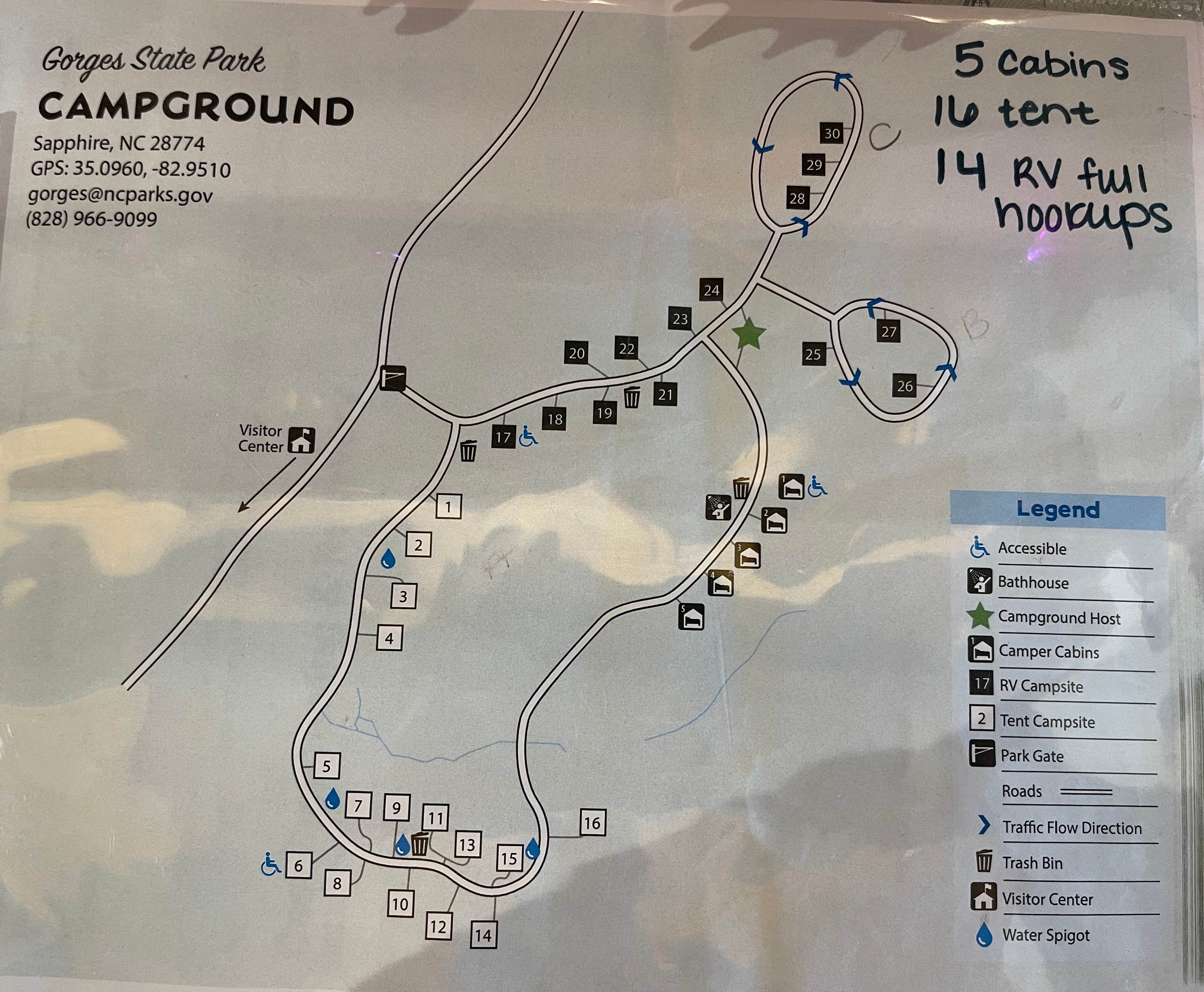 Camper submitted image from Gorges State Park Campground - 4