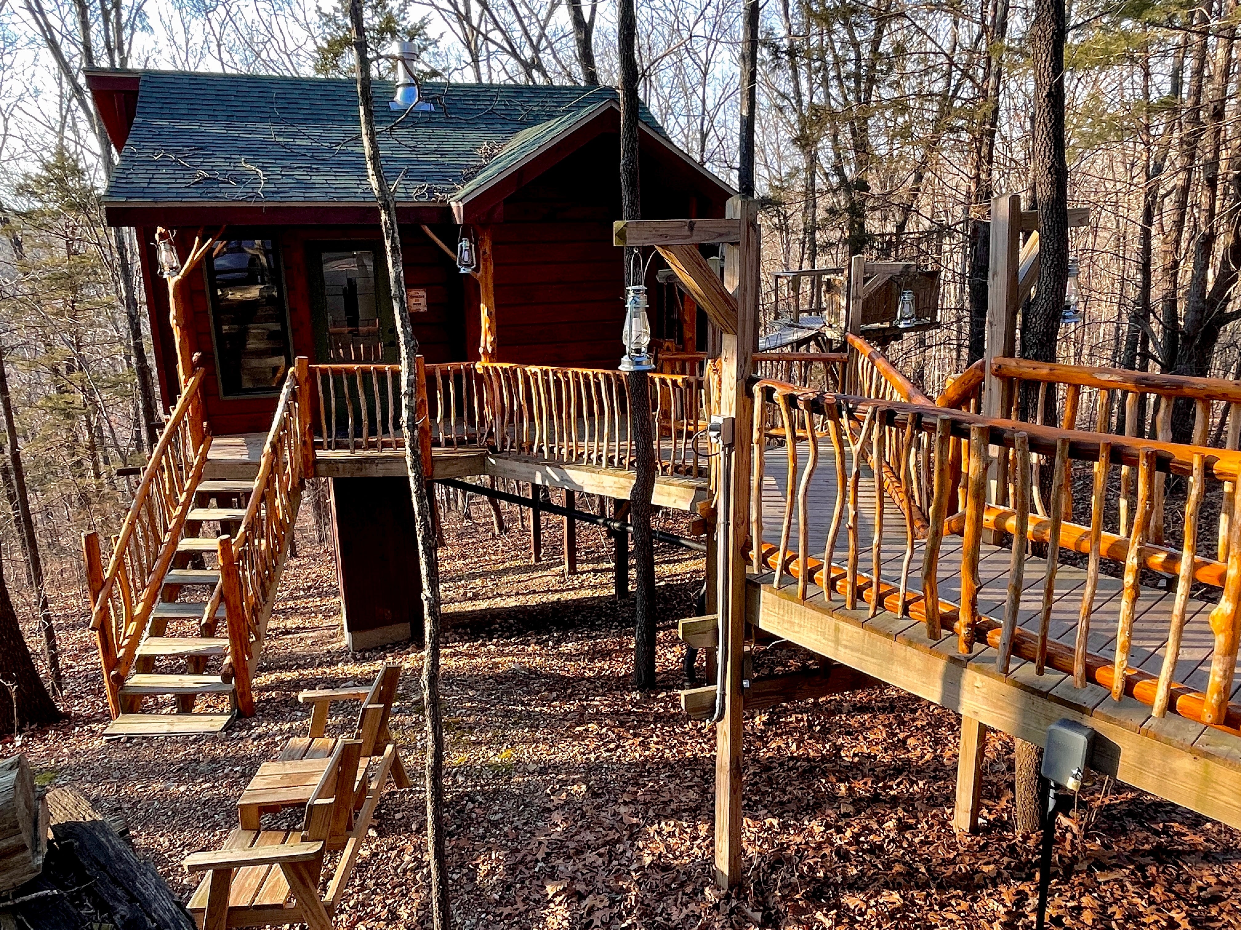 Camper submitted image from Branson Treehouse Cabin & RV Park - 2