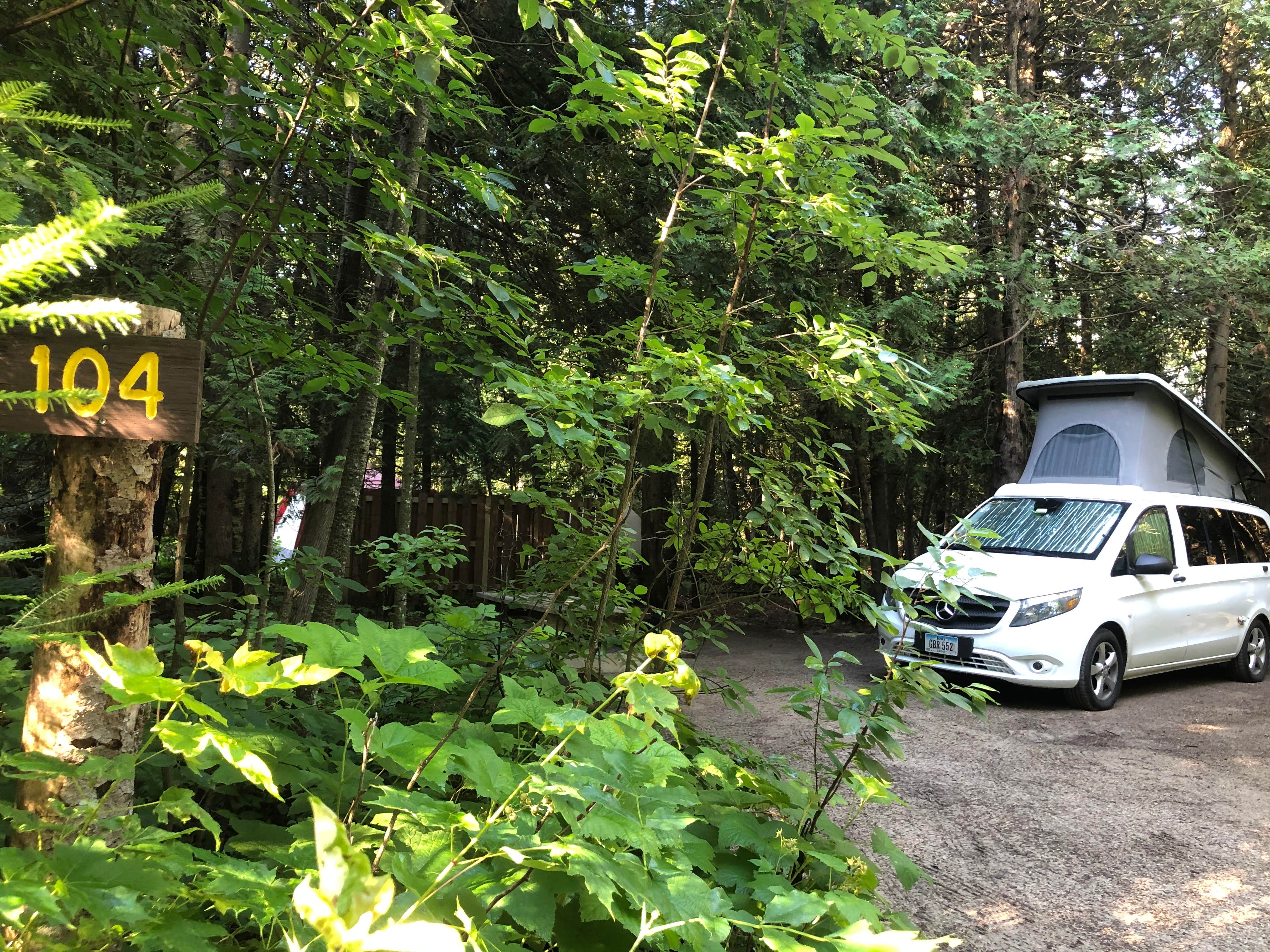 Lee D.'s photo of rv camping at Wagon Trail Campground near Baileys Harbor, WI
