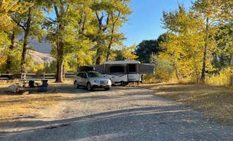 Camping near Waddington Creek  Primitive Campsite: Watts Bridge Campground, Challis, Idaho
