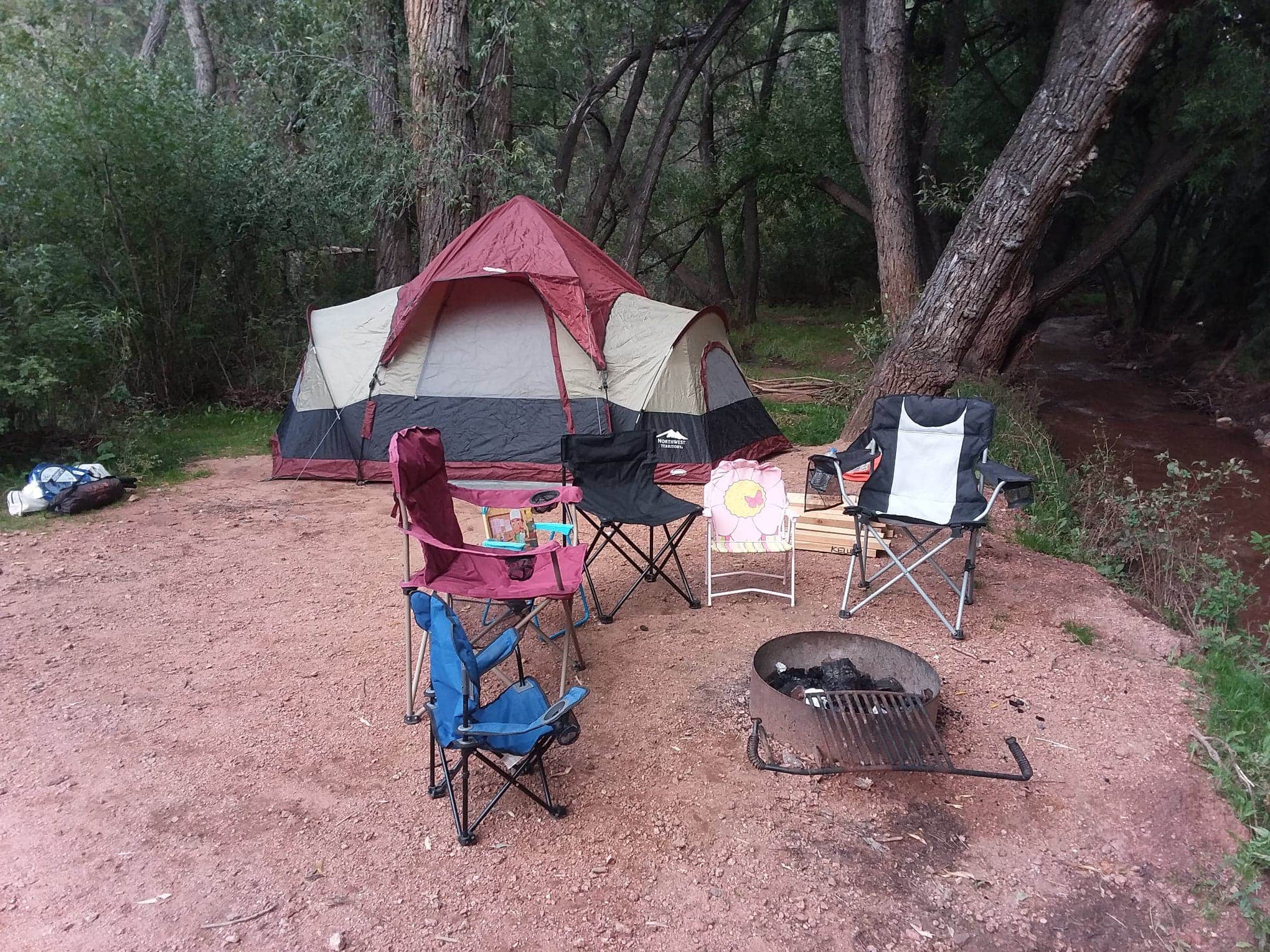 Brenna M.'s photo of tent camping at Lone Duck Campground and Cabins near Foxfield, CO