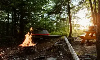 Camping near Two Rivers Campground: Howling Goat Farm and Grange, Pittsfield, Maine