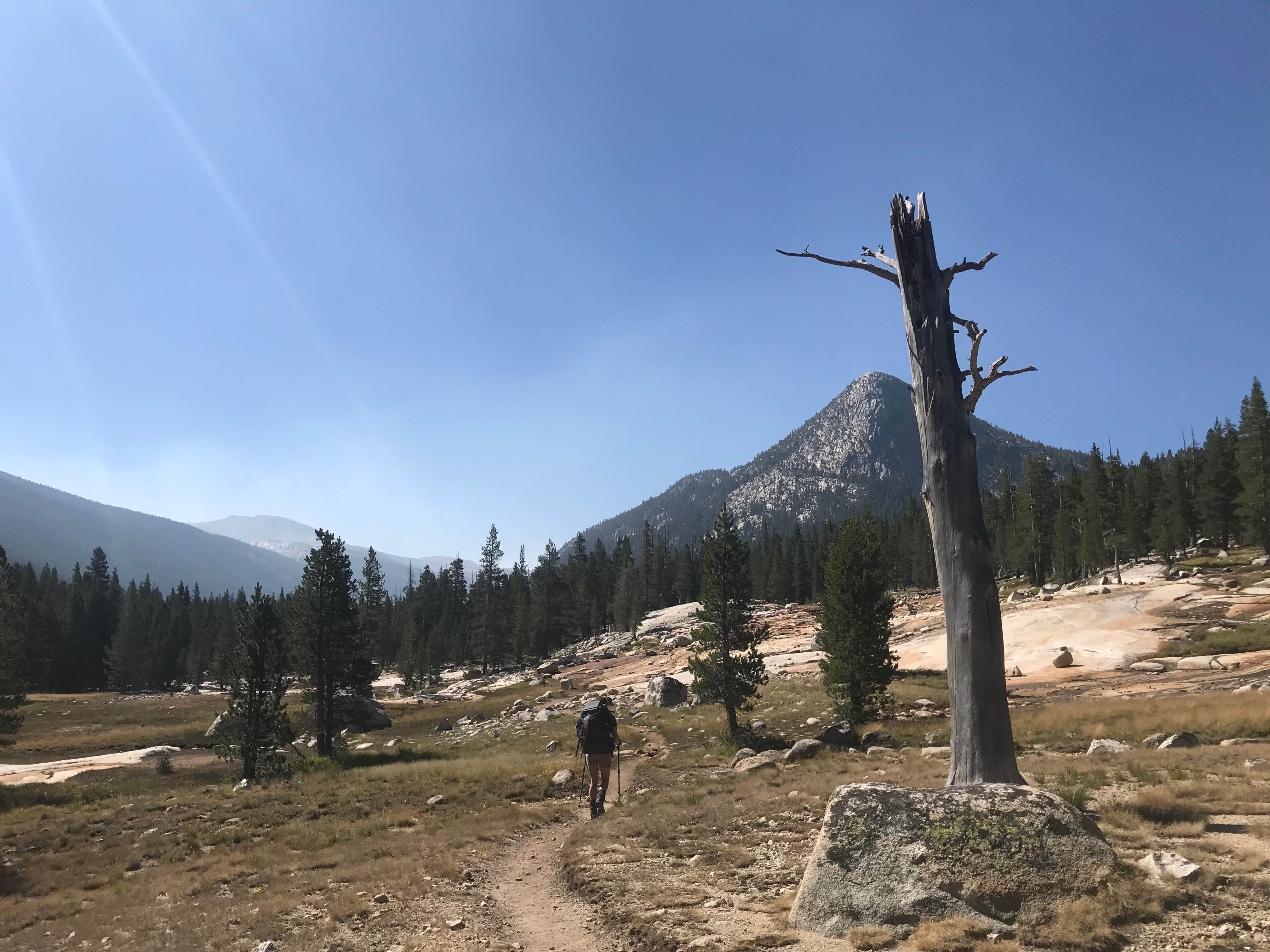 Camper-submitted photo at Upper Lyell Canyon Footbridge Backcountry Campsite — Yosemite National Park near Lee Vining, CA