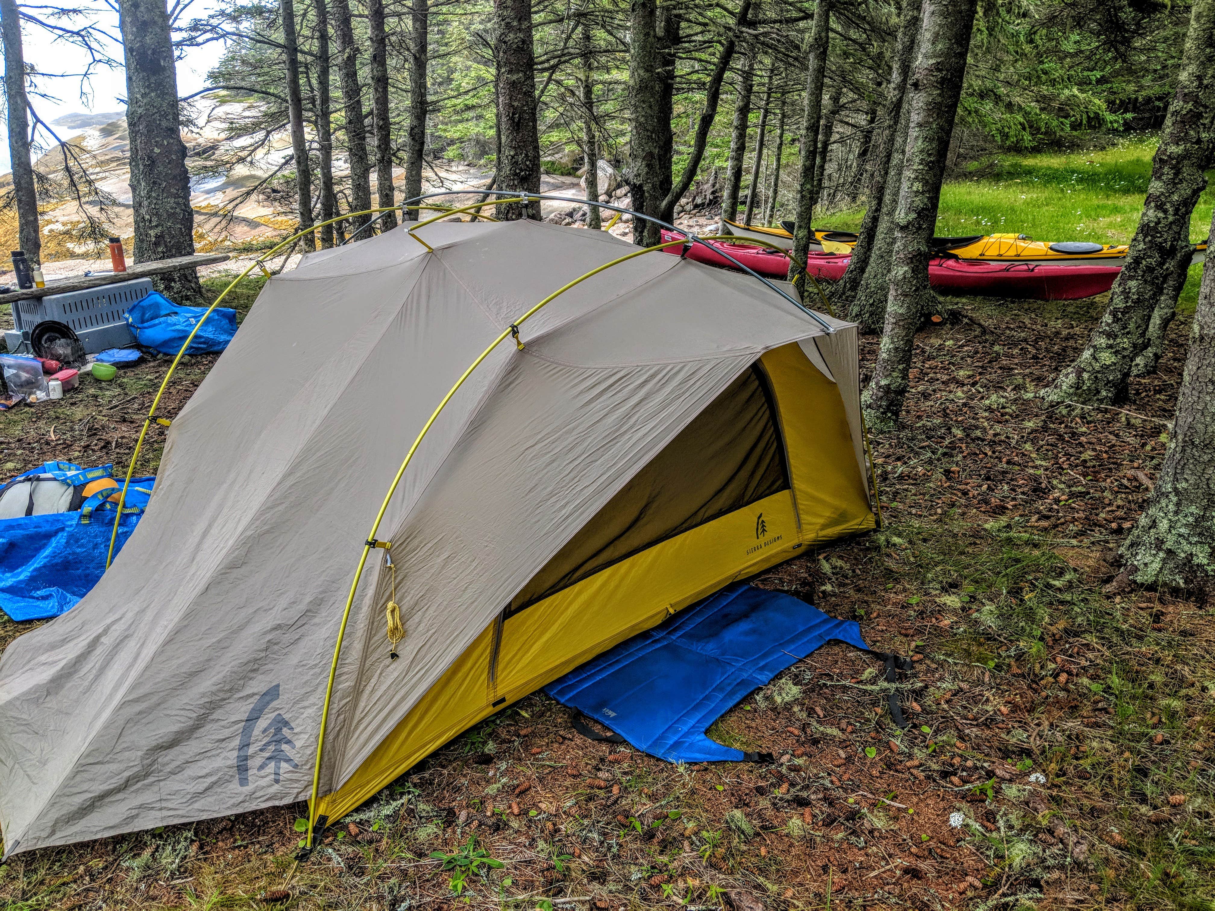Shari  G.'s photo of tent camping at Saddleback Island near Otis, ME