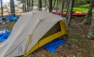 Shari  G.'s photo of tent camping at Saddleback Island near Unity, ME