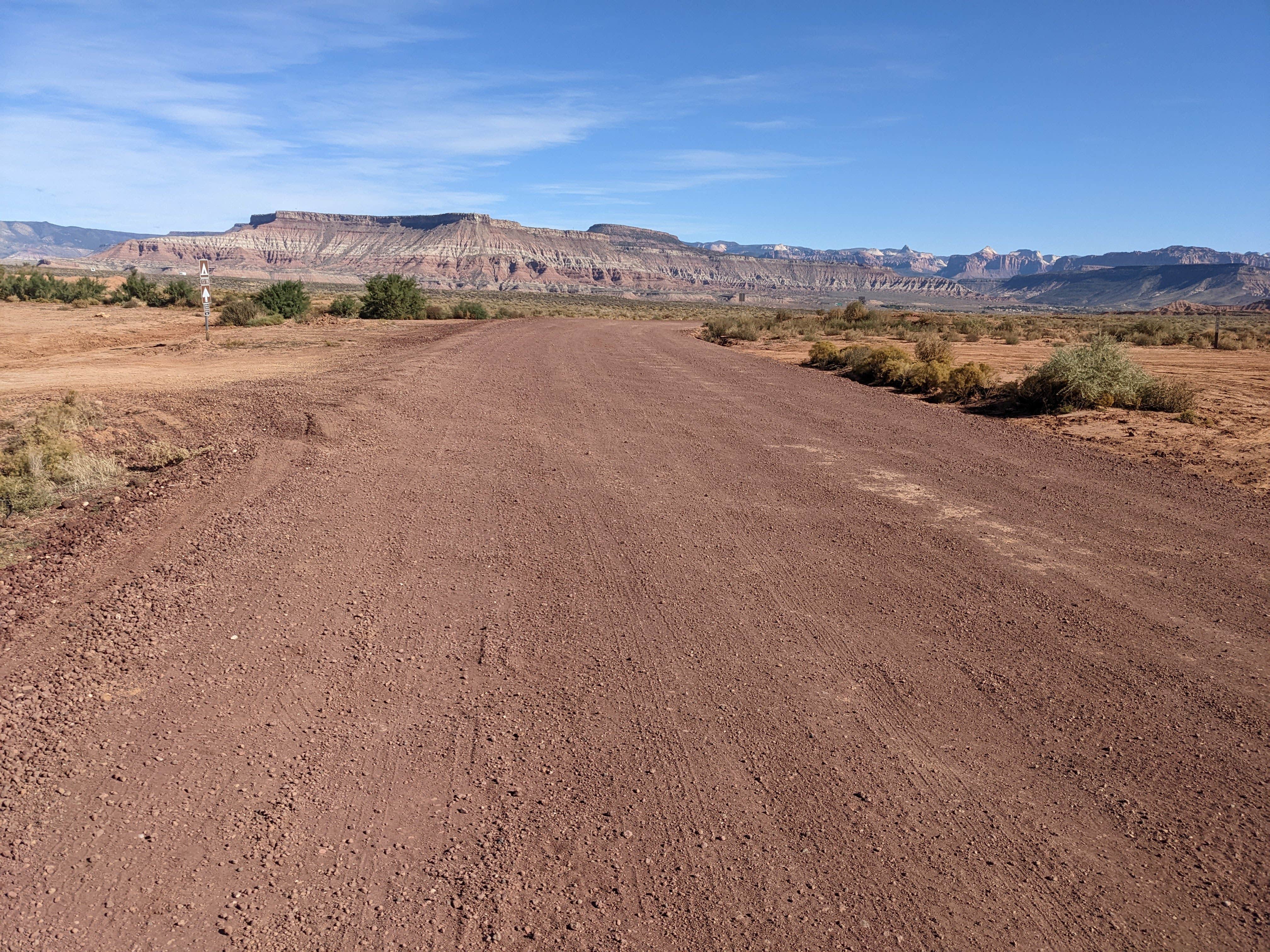 Camper submitted image from Hurricane Cliffs BLM dispersed #1-12 spur - 3