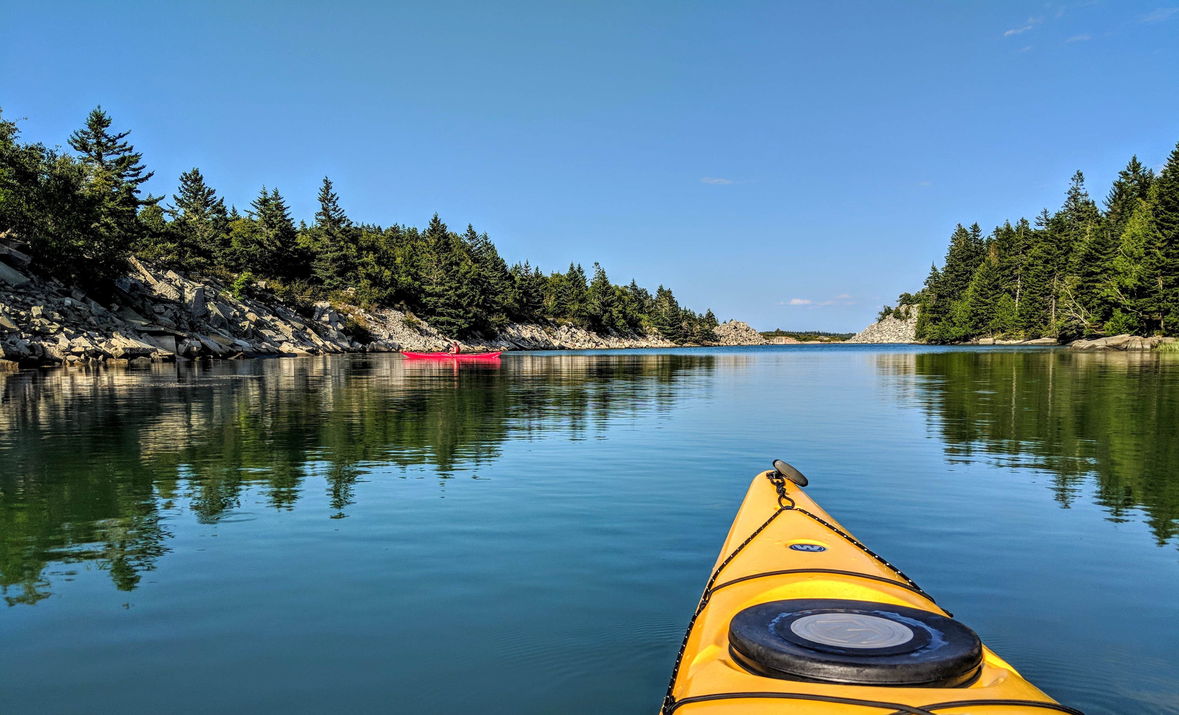 Camper-submitted photo at Shivers Island — Settlement Quarry Preserve near Alna, ME