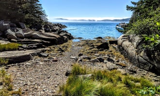 Camping near Saddleback Island: Shivers Island — Settlement Quarry Preserve, Stonington, Maine