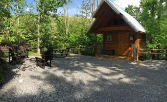 Nic J.'s photo of glamping accommodations at Camp LeConte Luxury Outdoor Resort near Gatlinburg, TN