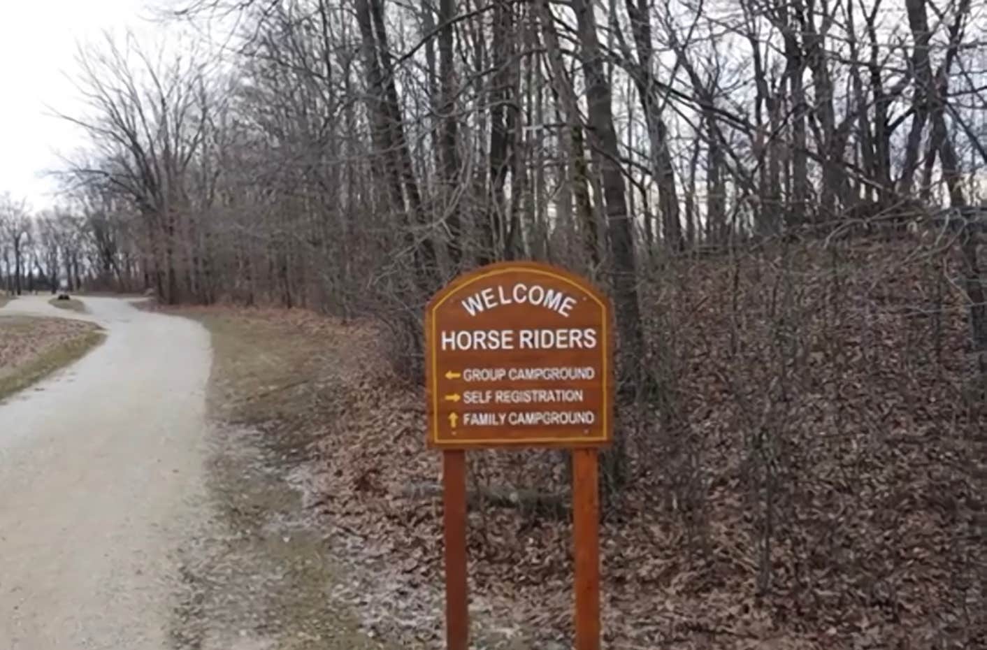 Camper-submitted photo at Northern Unit New Prospect Horseriders Campground — Kettle Moraine State Forest-Northern Unit-Iansr near Waupun, WI