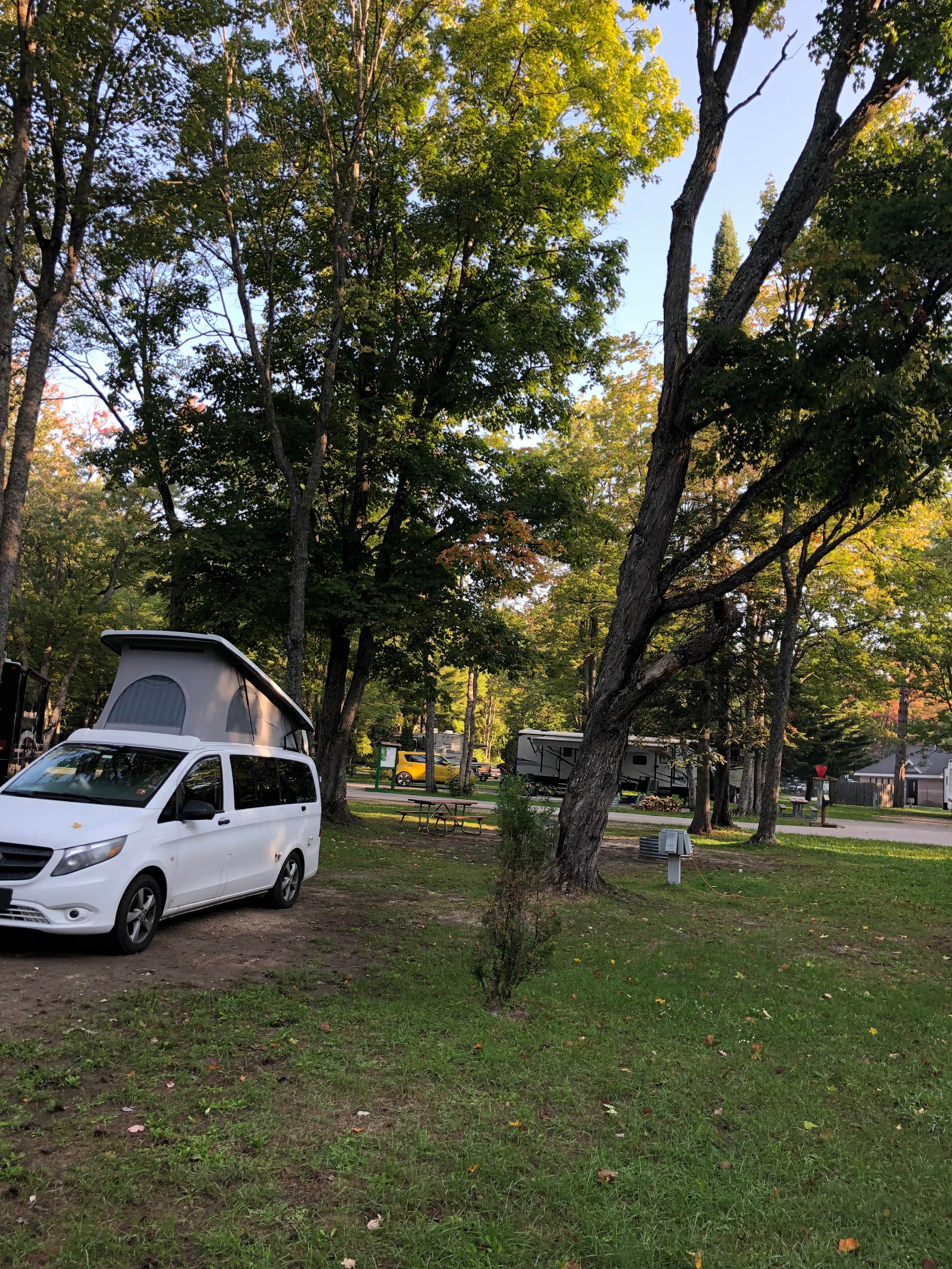 Lee D.'s photo of rv camping at Rivermouth Modern Campground — Tahquamenon Falls State Park near Sault Ste. Marie, MI