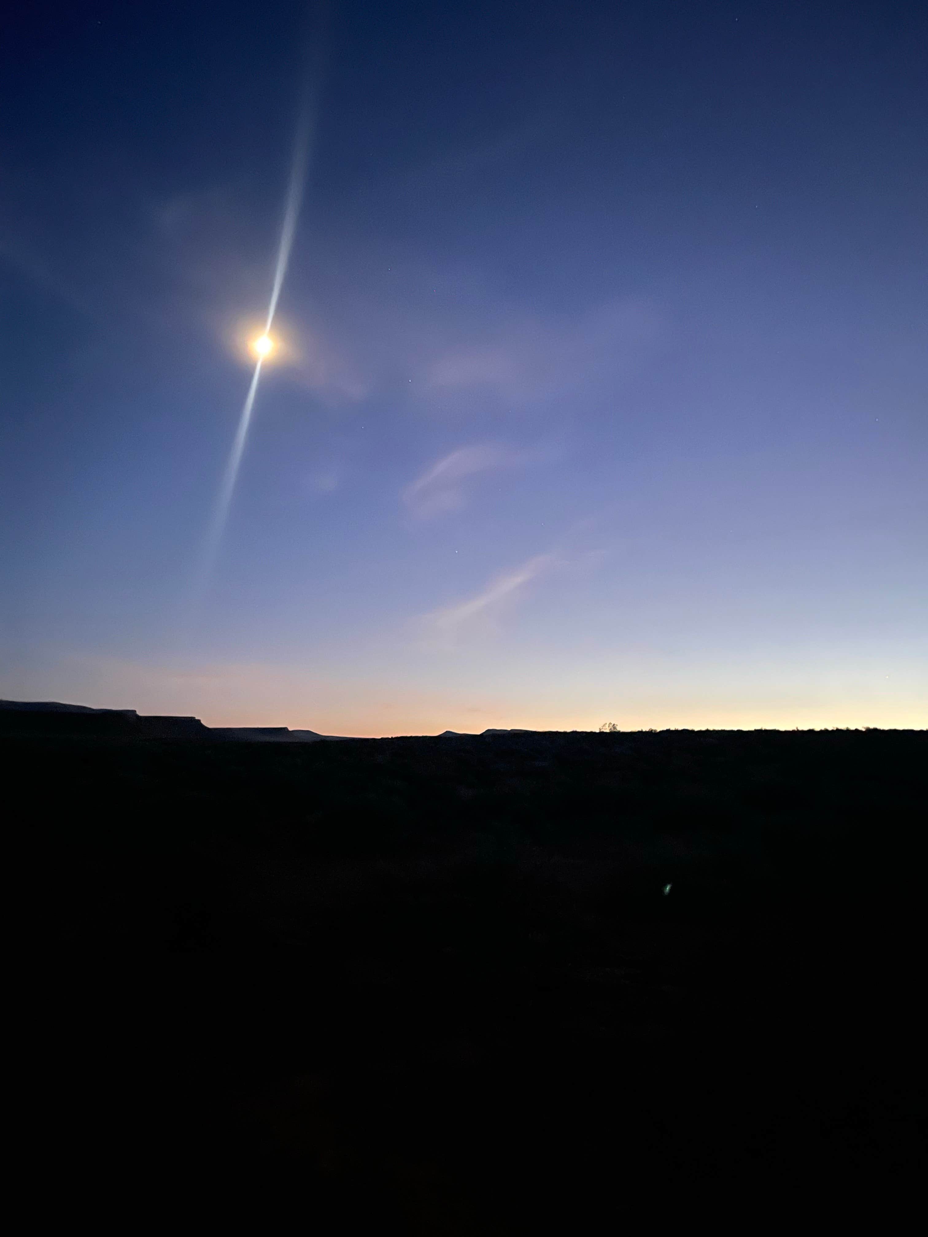 Nicole B.'s photo of a dispersed camping area at Hurricane Cliffs BLM Dispersed Sites 20-35 spur near Toquerville, UT
