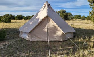 Camping near LunaGaia Nomadic Village: BLK Dream Camp, St. Johns, Arizona