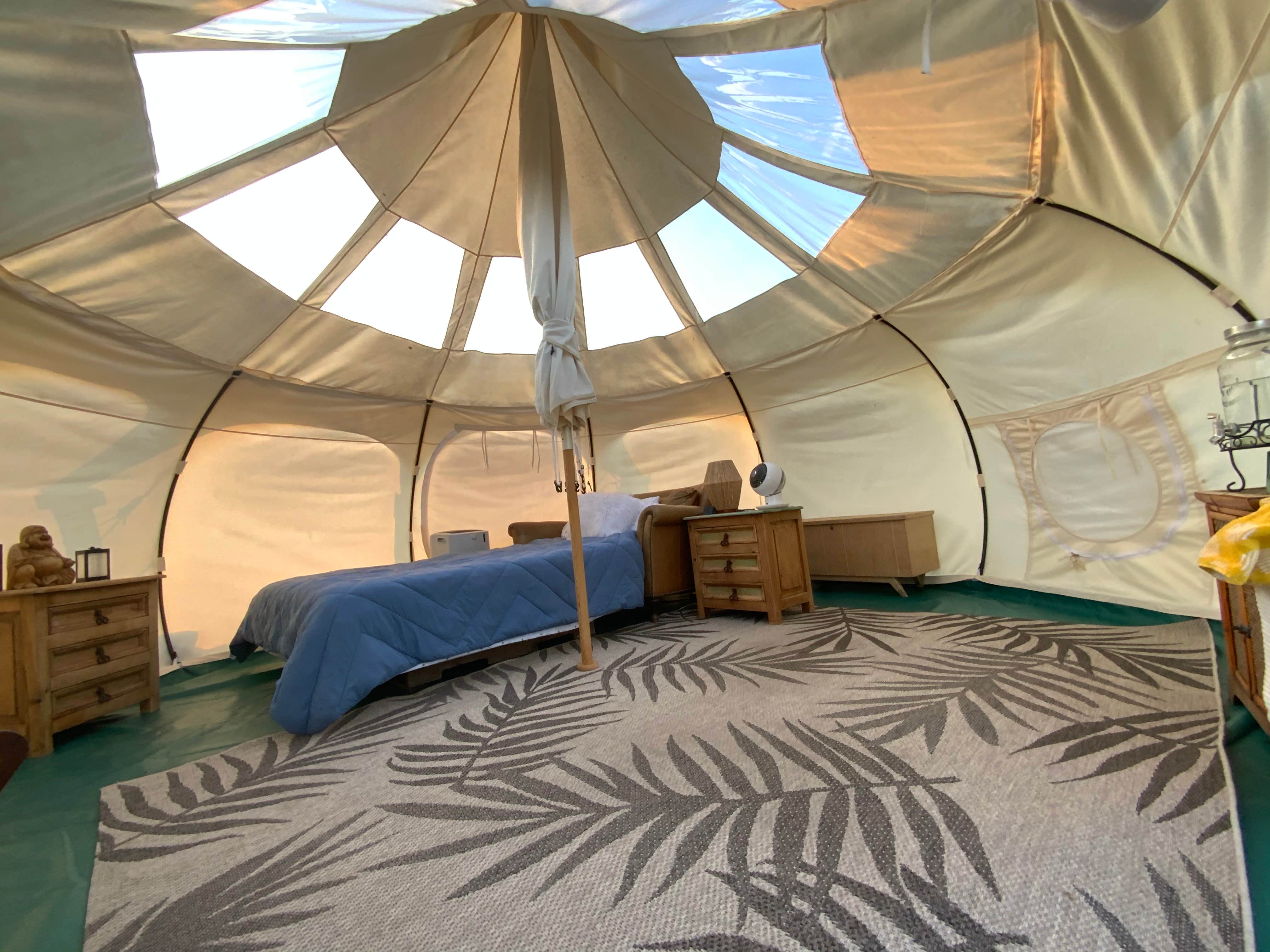 Rachel S.'s photo of glamping accommodations at Amazing Graze near Leander, TX