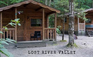 Lisa M.'s photo of a cabin at Lost River Valley Campground near Thetford, VT