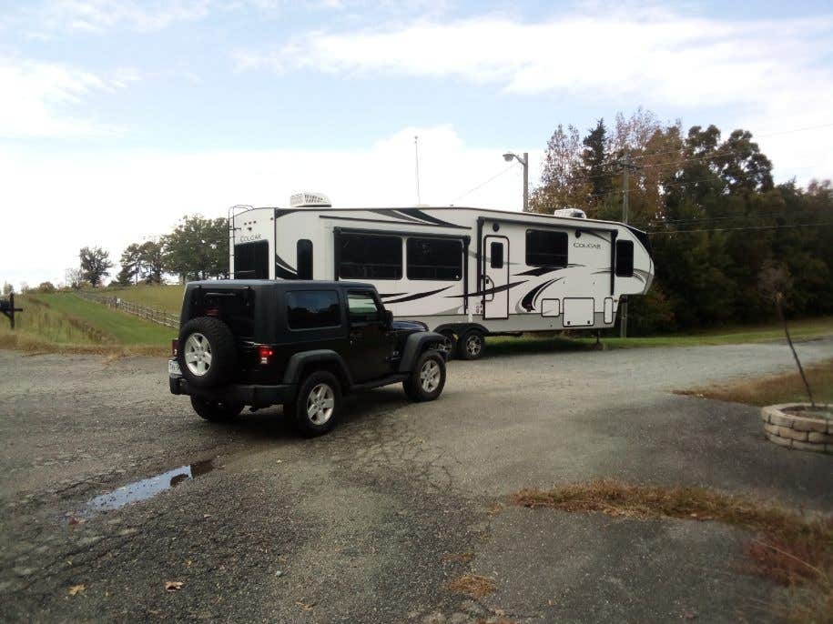 Brett C.'s photo of rv camping at Callahan's Hideaway near Scottsburg, VA