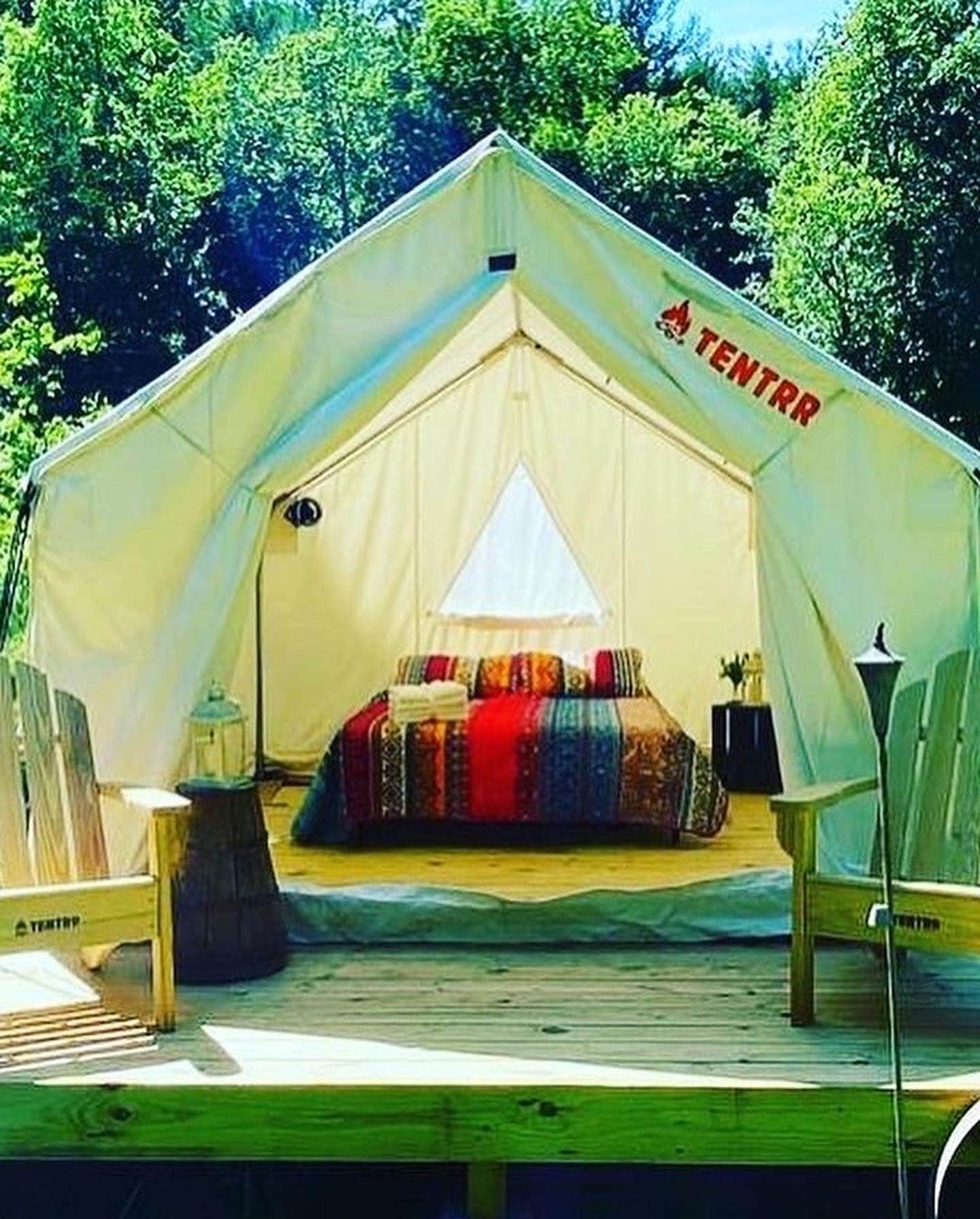 Maria's photo of glamping accommodations at Mia’s Glampaway near Round Top, NY