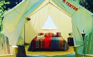 Maria's photo of glamping accommodations at Mia’s Glampaway near Round Top, NY
