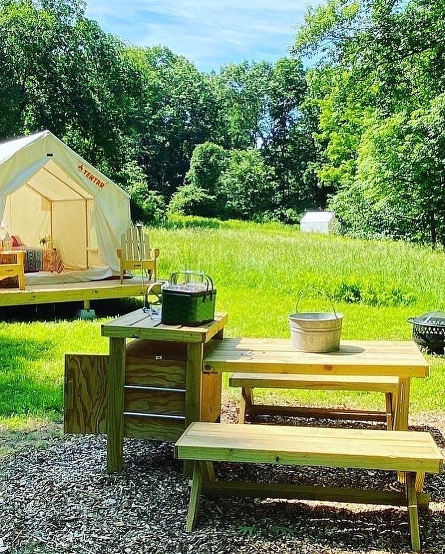 Camper-submitted photo at Mia’s Glampaway near Round Top, NY