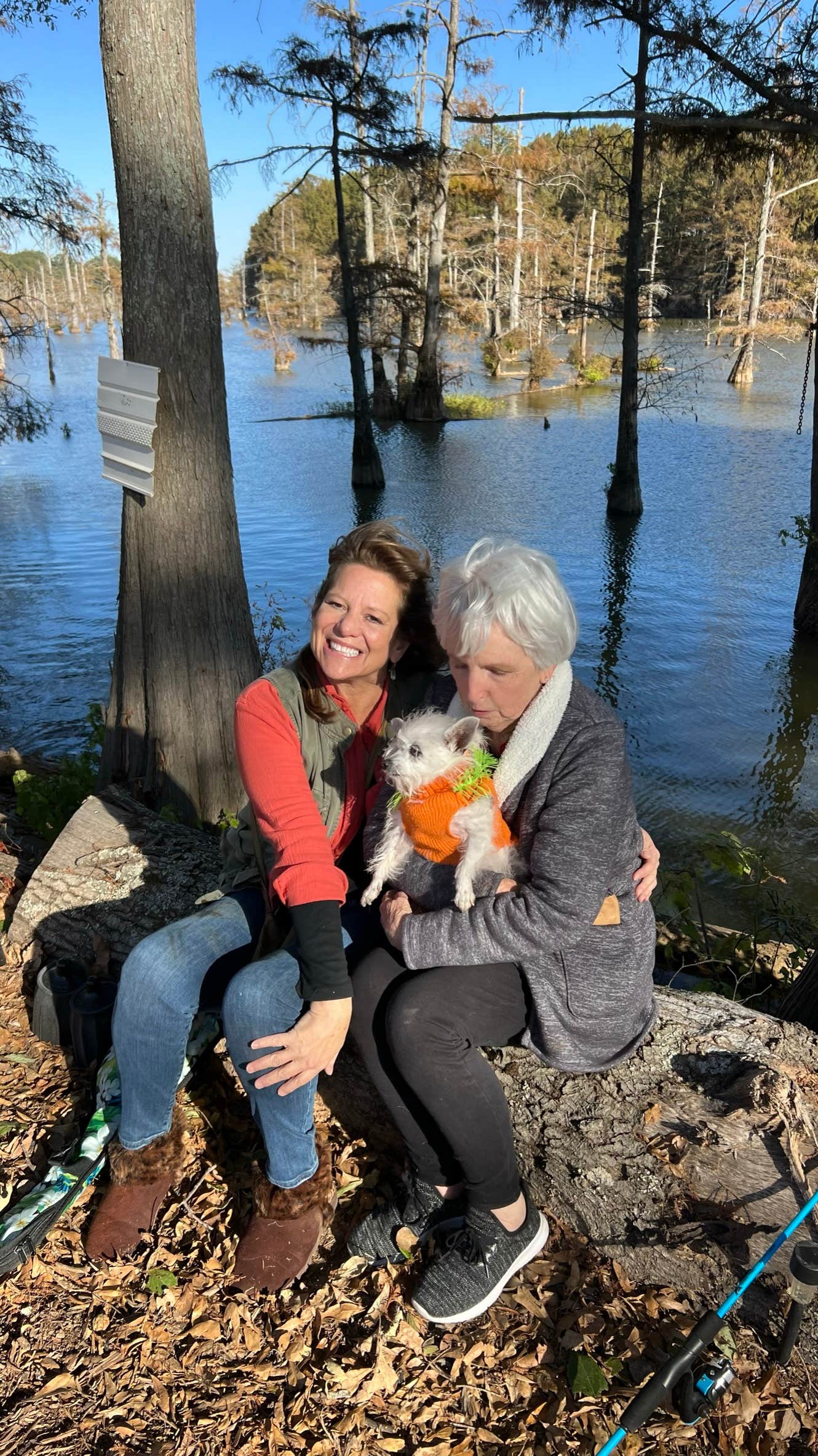Jeff & Jamie G.'s photo of camping with pets at Flamingo Pointe RV Park at Lake Wallace, 2 miles off US HYW 165 near Star City, AR