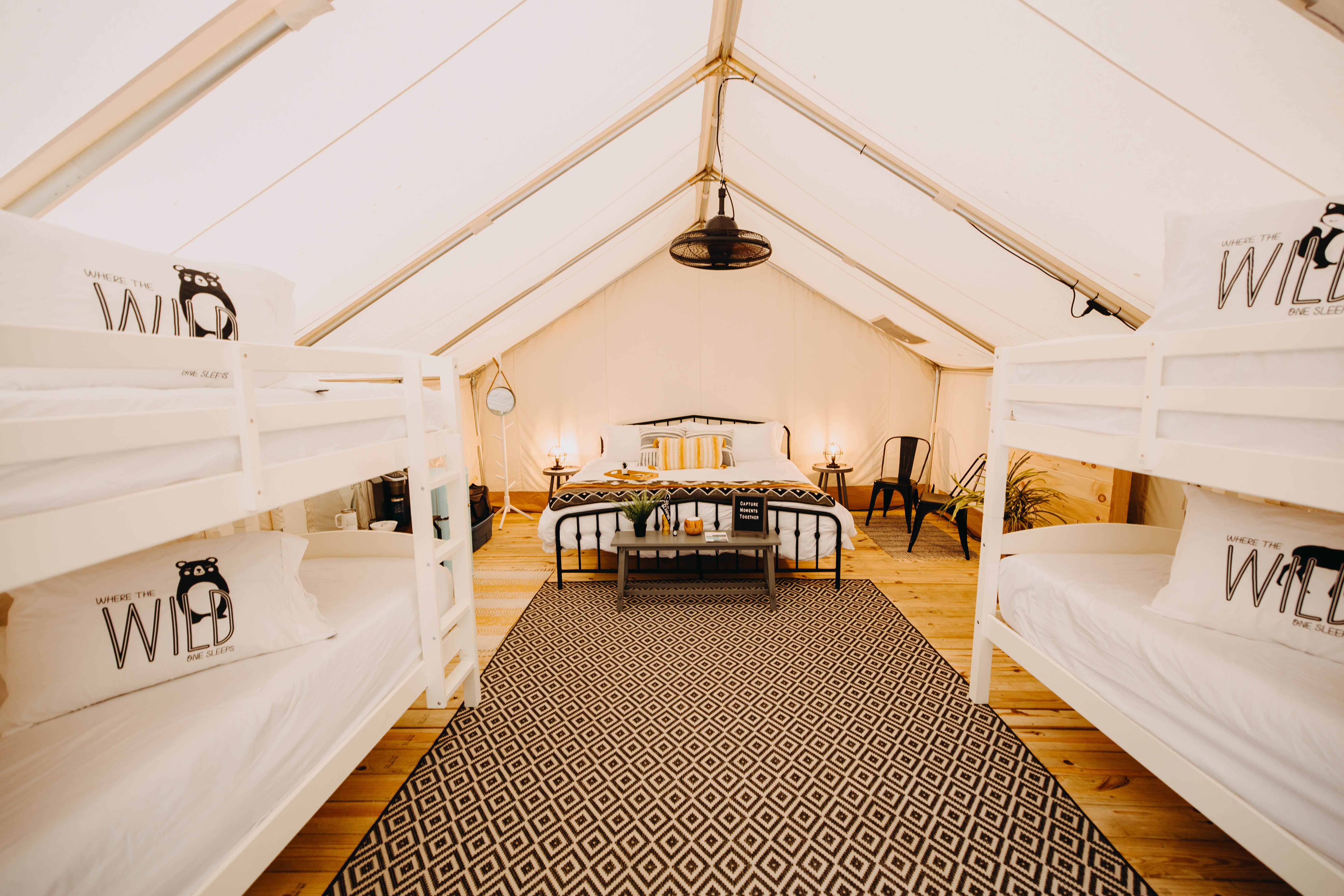 Michael V.'s photo of glamping accommodations at Timberline Glamping At Unicoi State Park near Clarkesville, GA