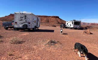 Kelly H.'s photo of camping with pets at Valley of the Gods Dispersed Camping near Monument Valley, AZ