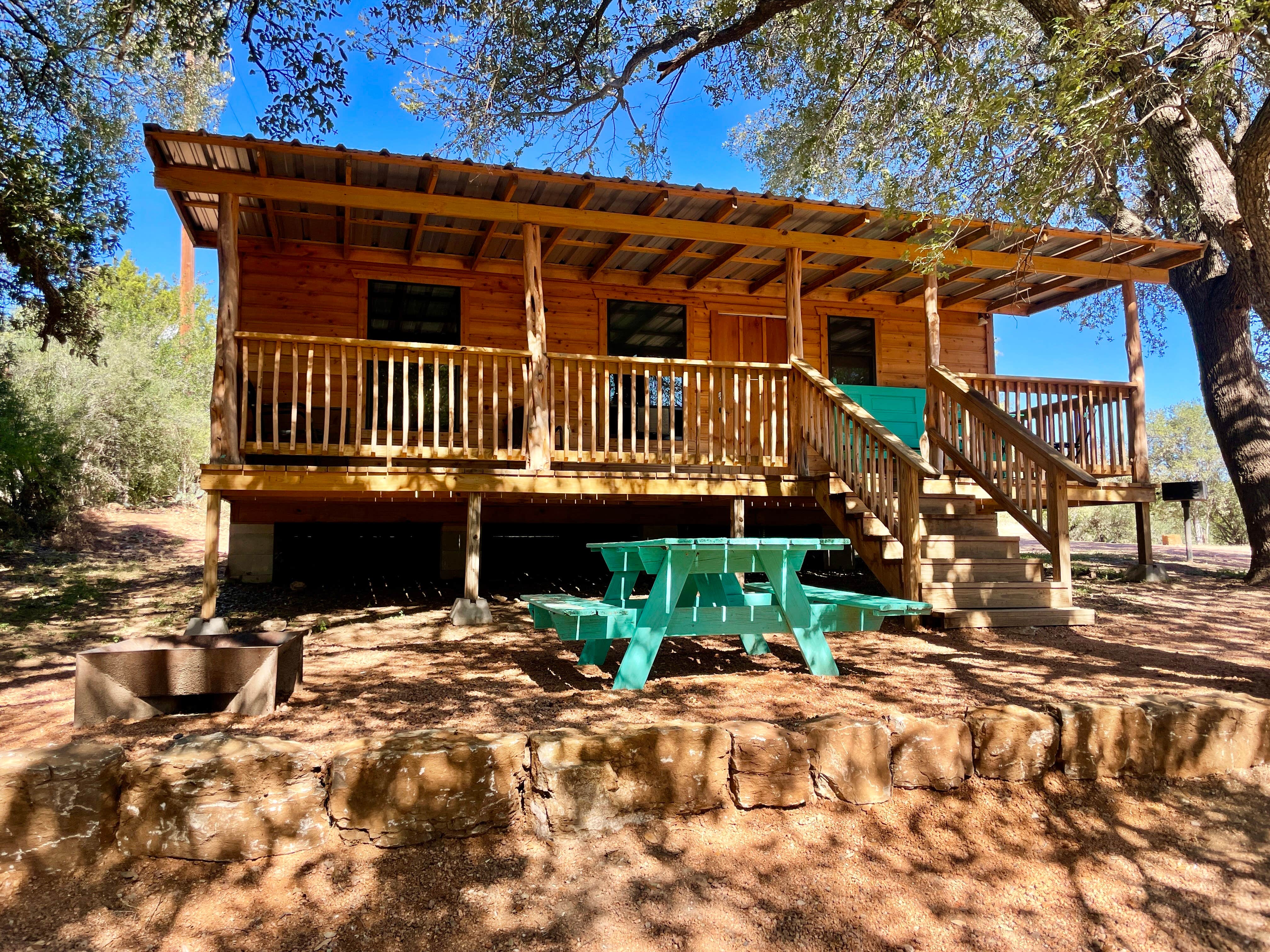 Colin S.'s photo of a cabin at Dos Rios RV Park near Llano, TX
