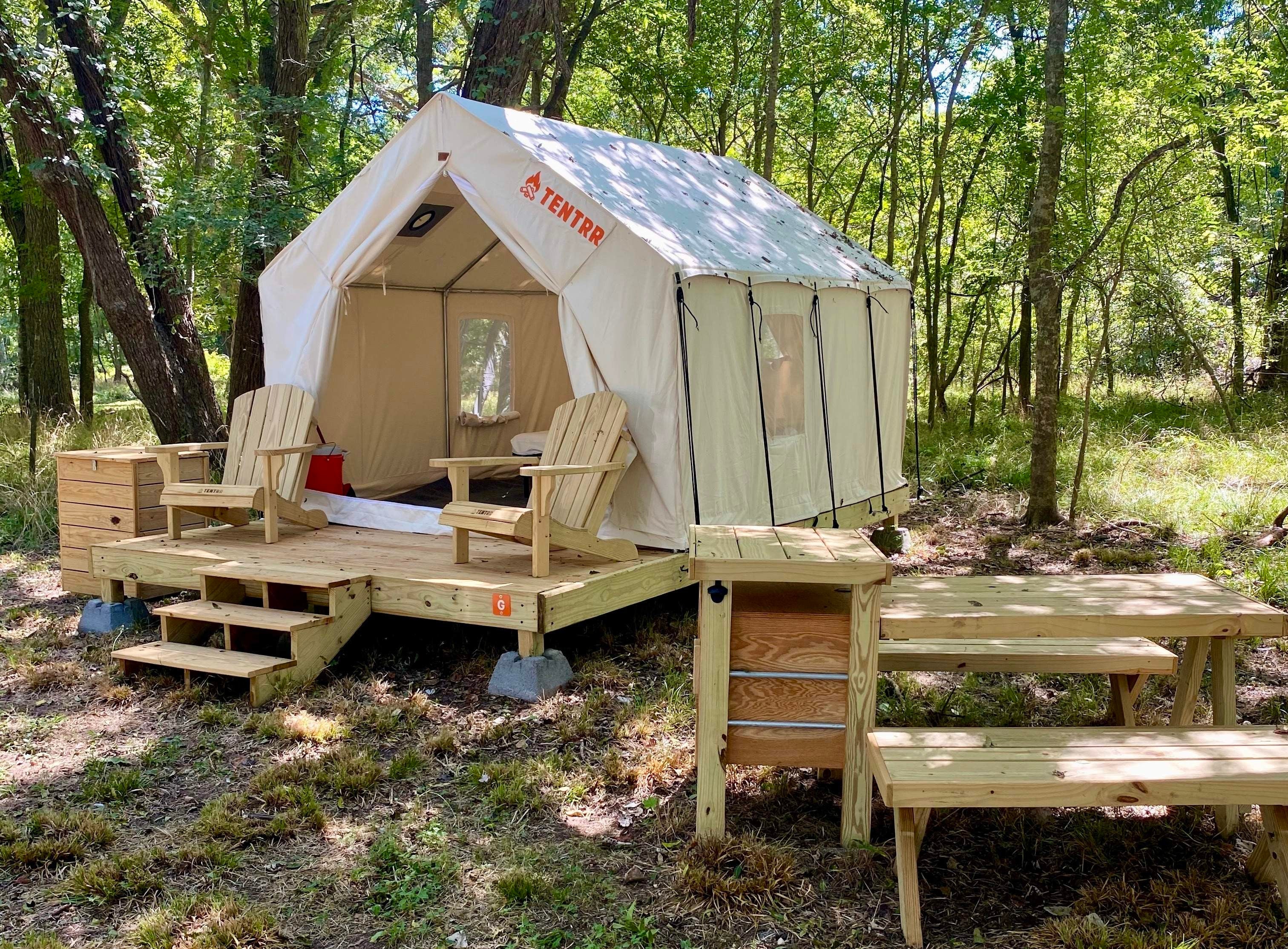 Camper submitted image from Tentrr State Park Site - Texas Brazos Bend State Park ___ Trailside G ___ Single Camp - 1