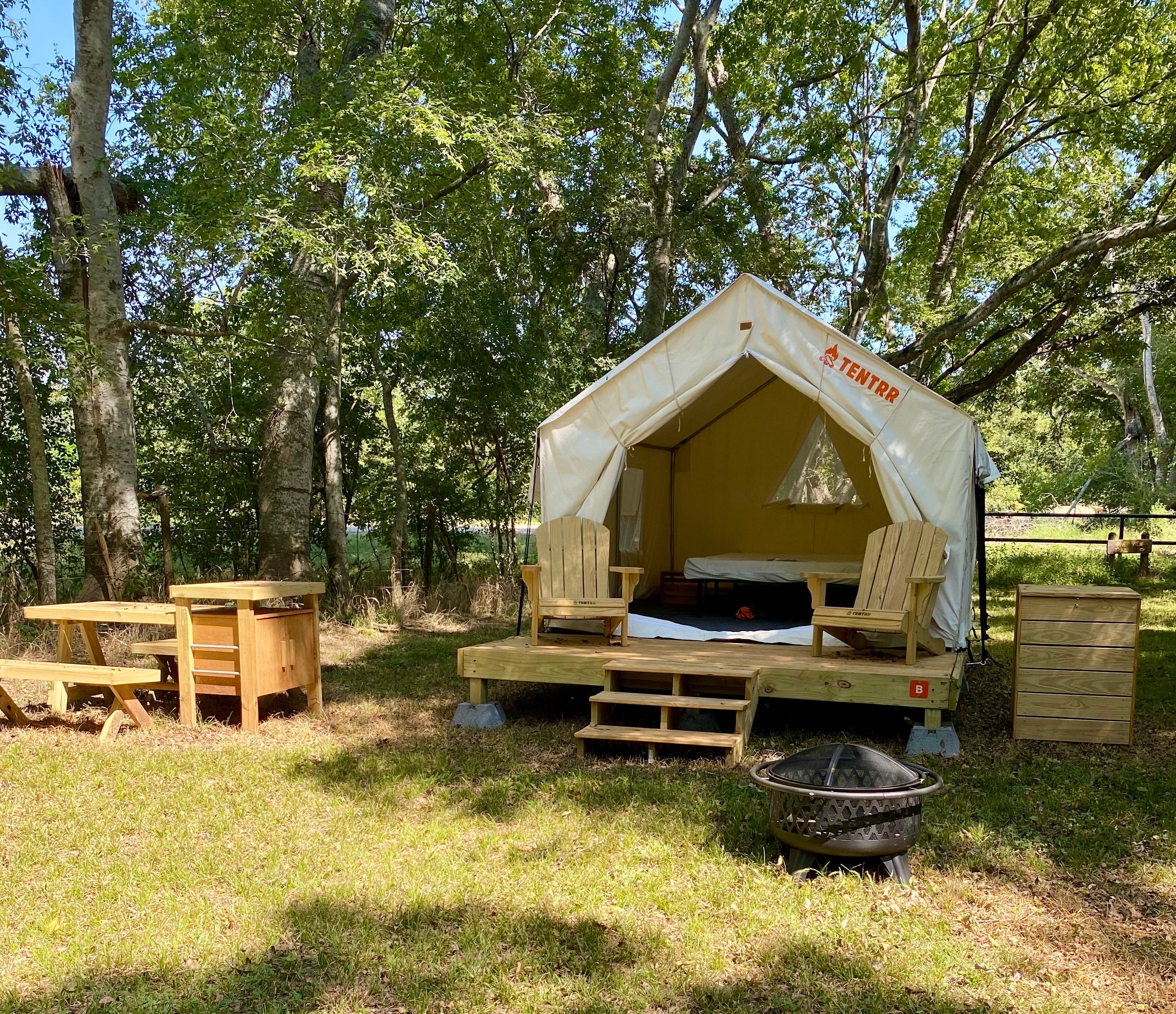 Camper submitted image from Tentrr State Park Site - Texas Brazos Bend State Park - Trailside B - Single Camp - 2