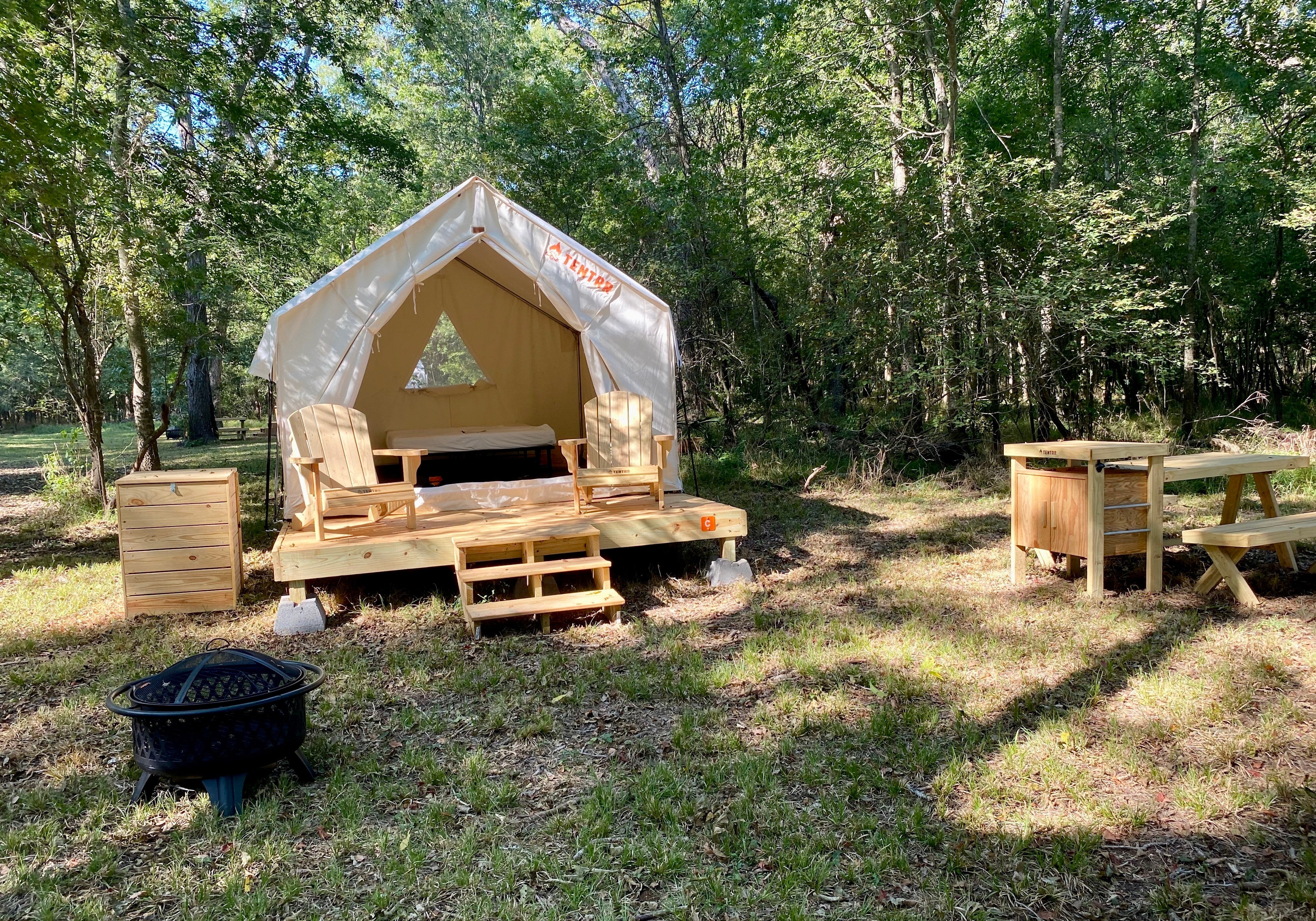 Camper submitted image from Tentrr State Park Site - Texas Brazos Bend State Park - Trailside C - Single Camp - 2