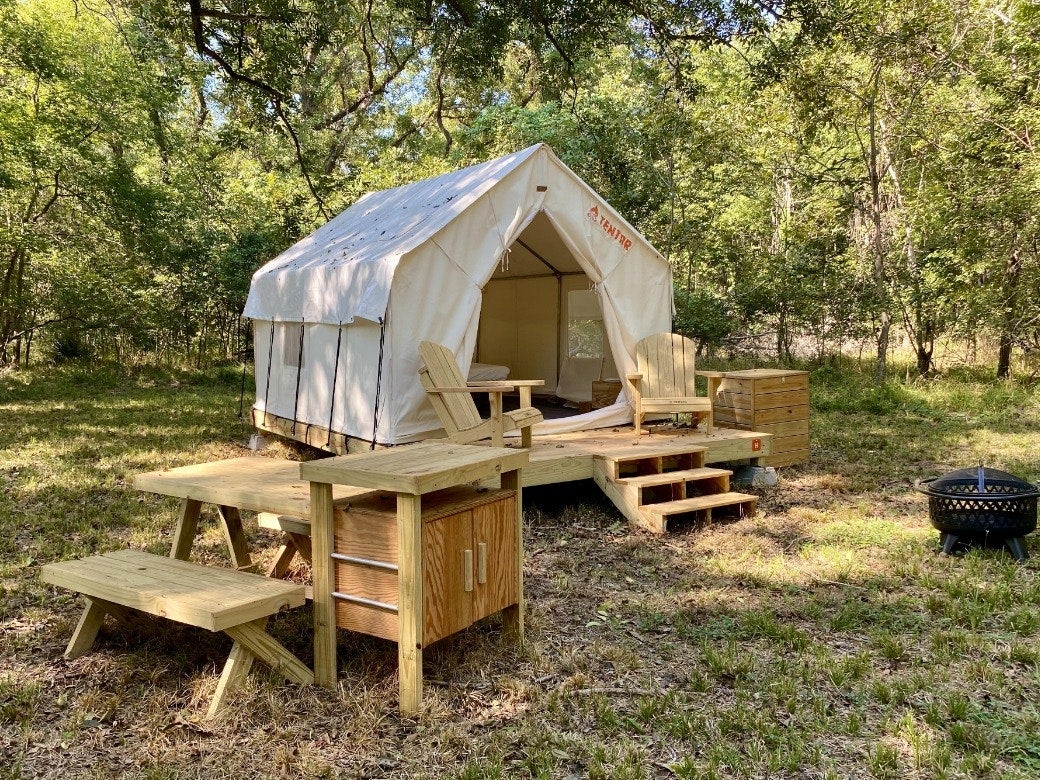 Camper submitted image from Tentrr State Park Site - Texas Brazos Bend State Park ___ Trailside H ___ Single Camp - 1