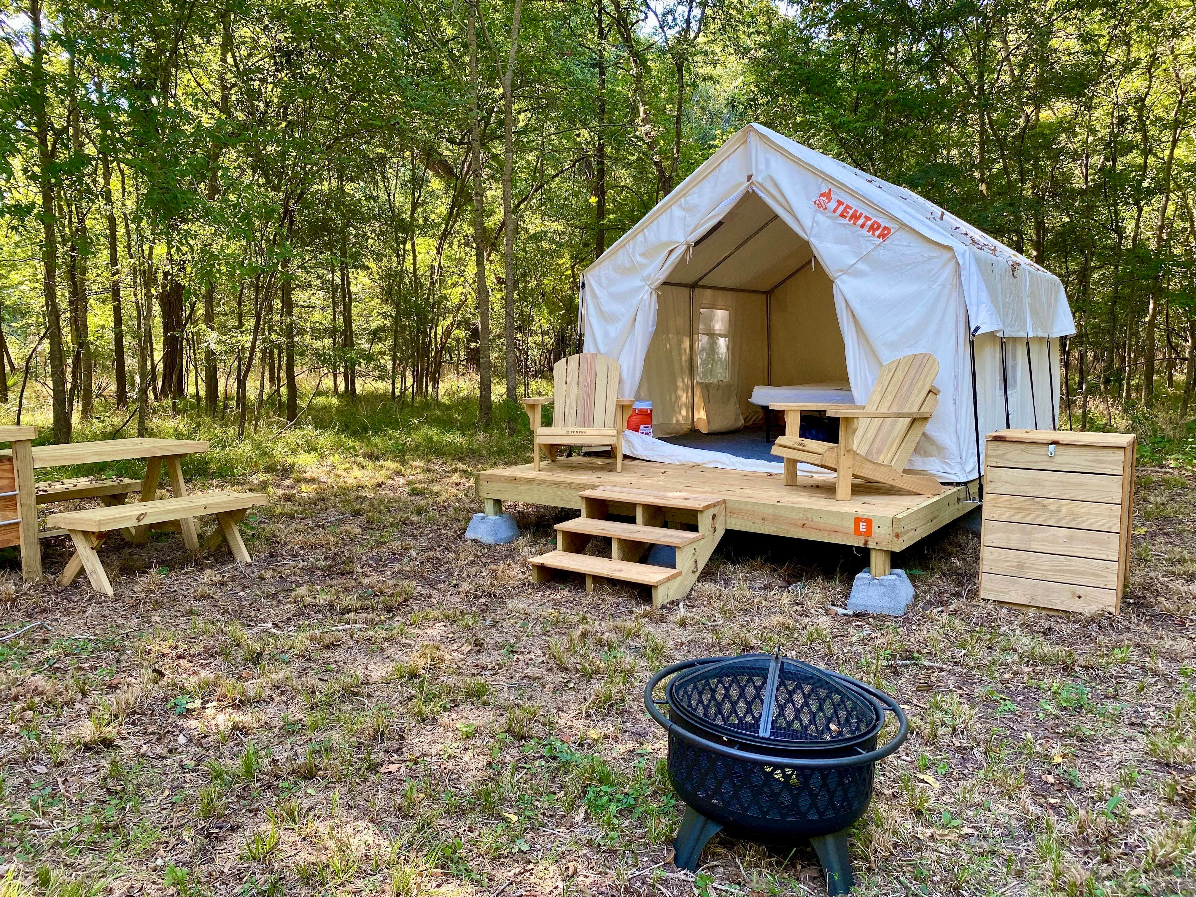 The Dyrt's photo at Tentrr State Park Site - Texas Brazos Bend State Park ___ Trailside E ___ Single Camp near Wharton, TX
