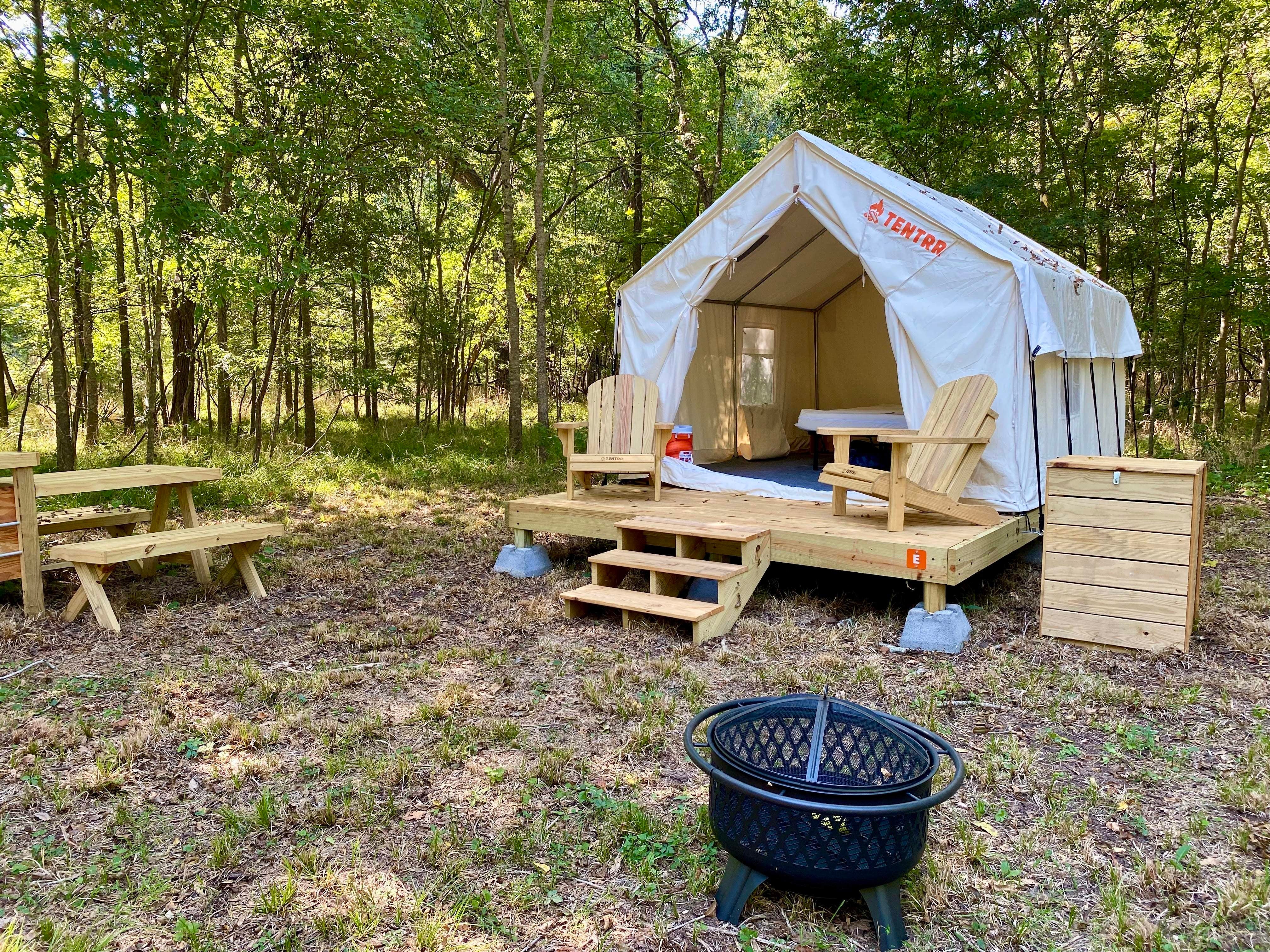 Camper submitted image from Tentrr State Park Site - Texas Brazos Bend State Park ___ Trailside E ___ Single Camp - 2