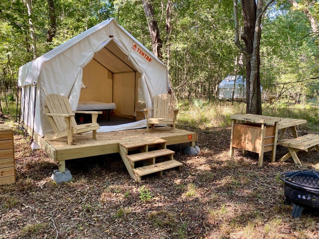Camper submitted image from Tentrr State Park Site - Texas Brazos Bend State Park - Trailside F ___ Single Camp - 2
