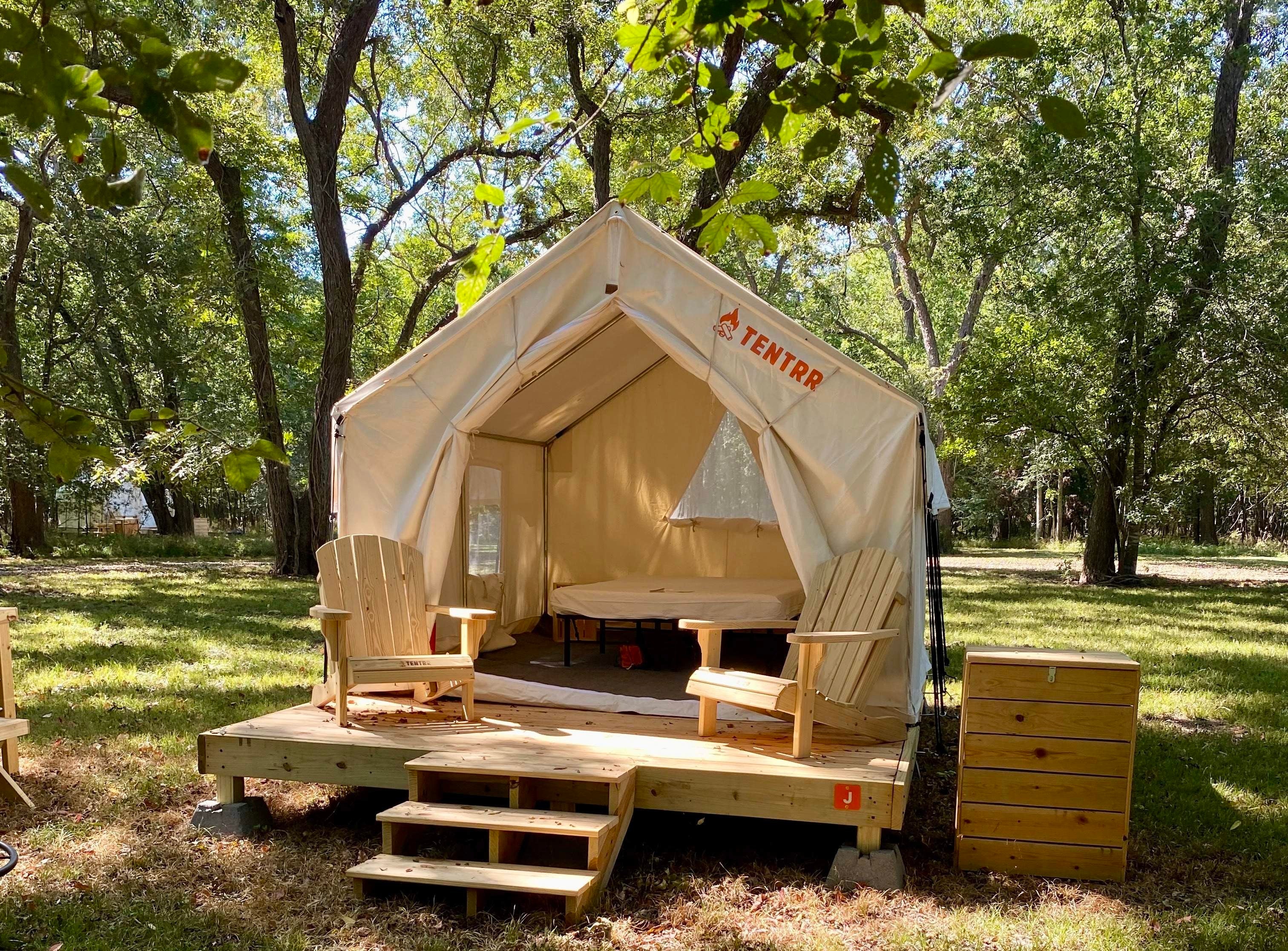 Camper submitted image from Tentrr State Park Site - Texas Brazos Bend State Park ___ Trailside J ___ Single Camp - 1