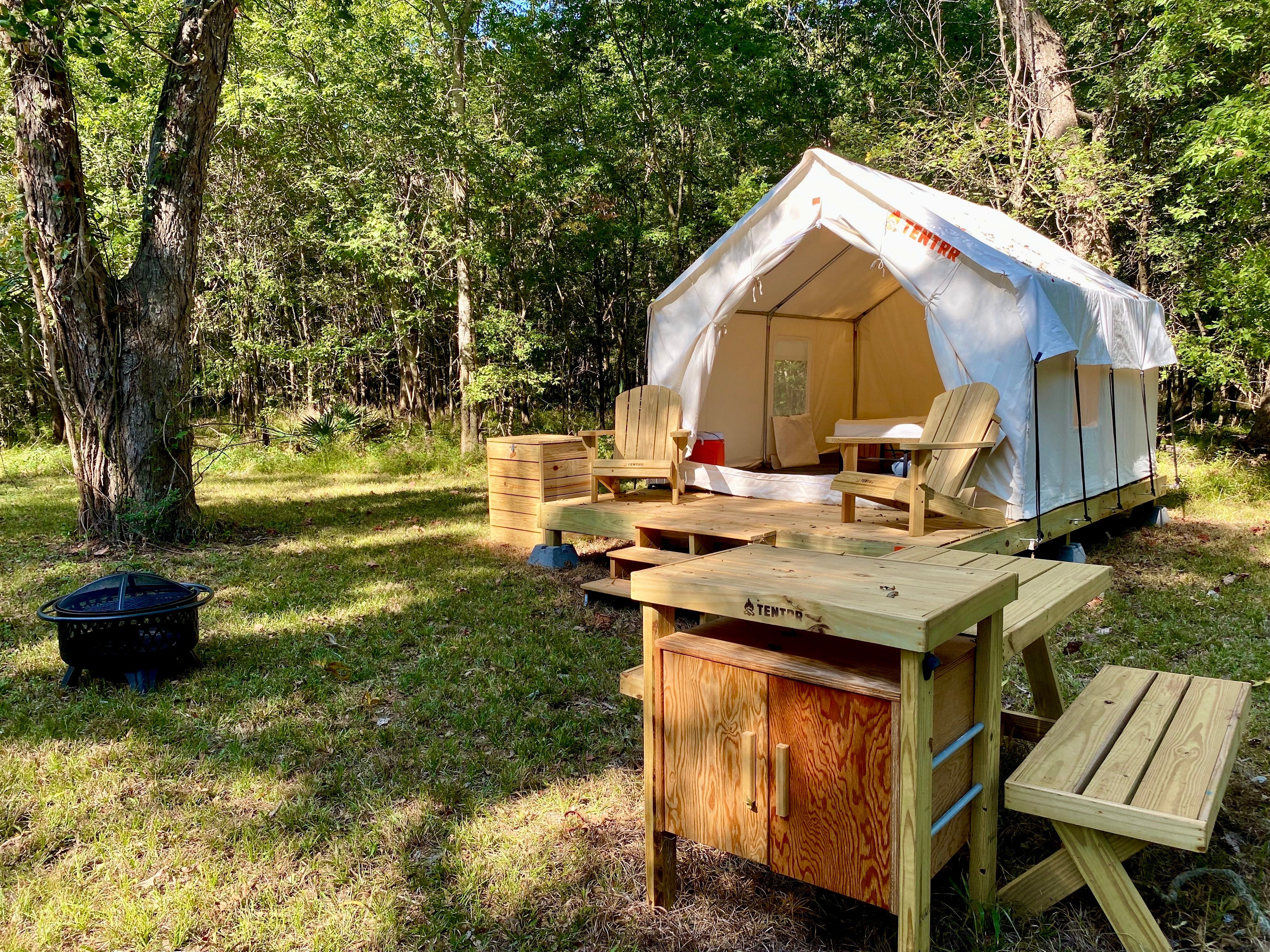 Camper submitted image from Tentrr State Park Site - Texas Brazos Bend State Park___ Trailside D ___ Single Camp - 1