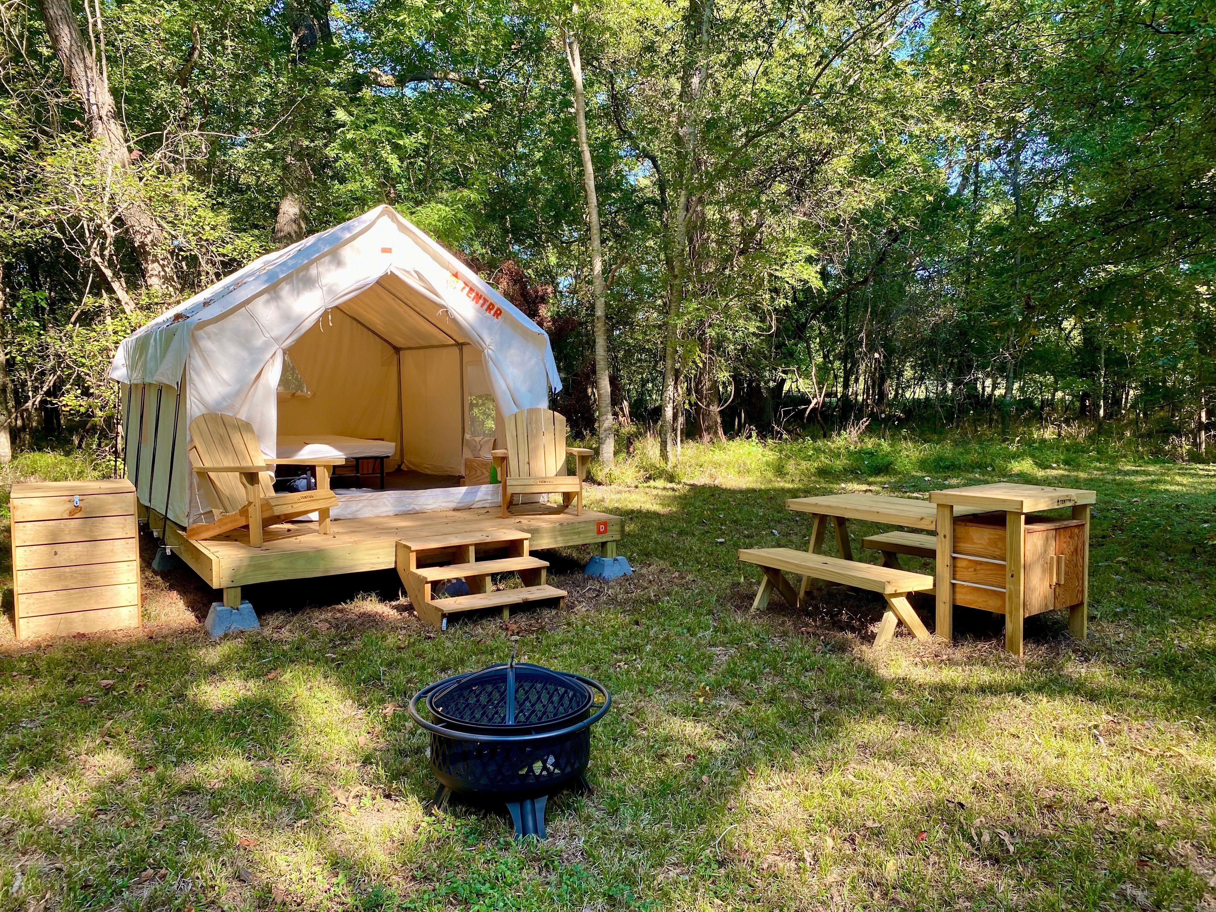 Camper submitted image from Tentrr State Park Site - Texas Brazos Bend State Park___ Trailside D ___ Single Camp - 2